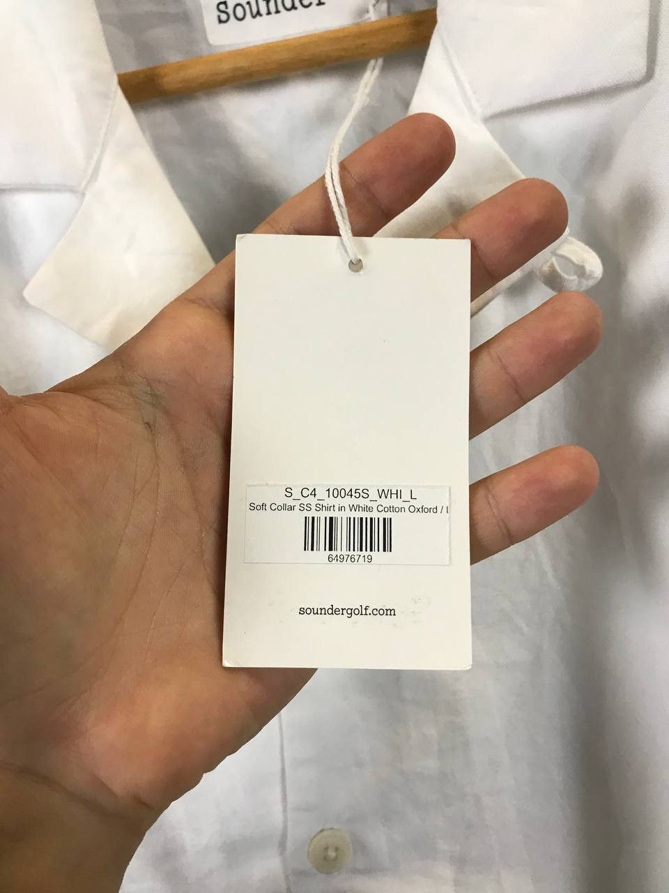 Designer Sounder white shirt Size US L / EU 52-54 / 3 - 5 Thumbnail