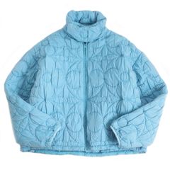 Louis Vuitton Men's Panelled Zip-Up Puffer Jacket Quilted Nylon Blend with  Down Blue 20197994