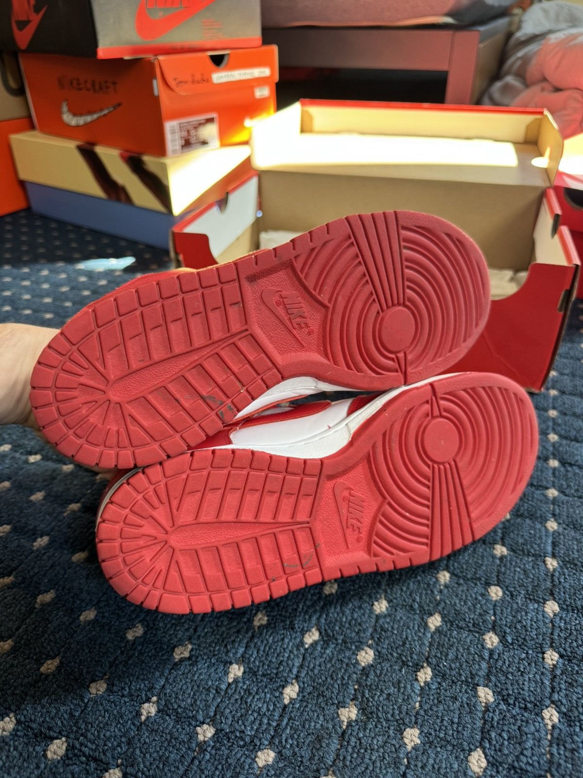 Nike Nike dunk low university red/st johns Size US 9 / EU 42 - 6 Thumbnail