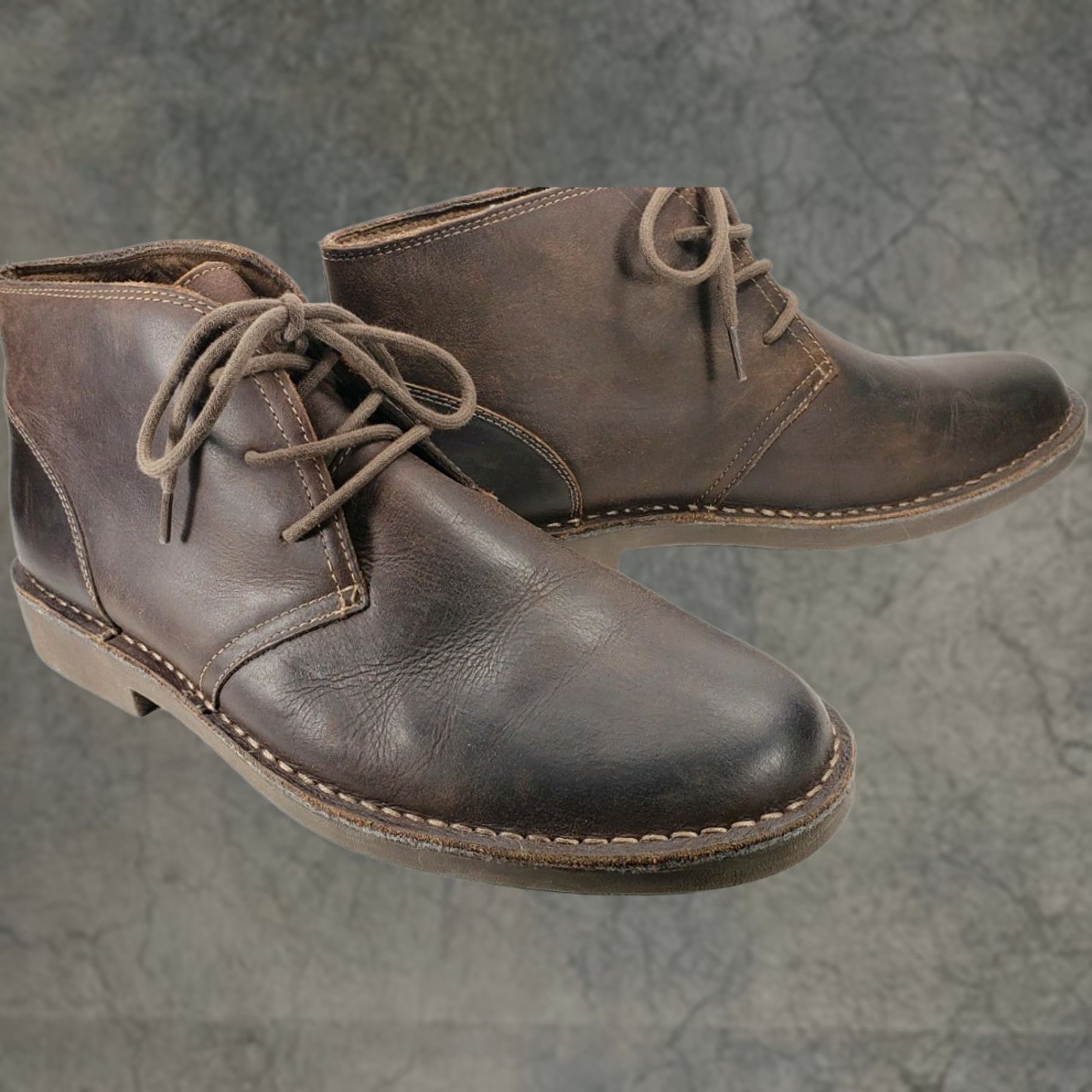 Chaps VINTAGE CHAPS CHUKKA DESERT BOOTS MEN'S 13M BROWN CASUAL Leather Finish Size US 13 / EU 46 - 1 Thumbnail