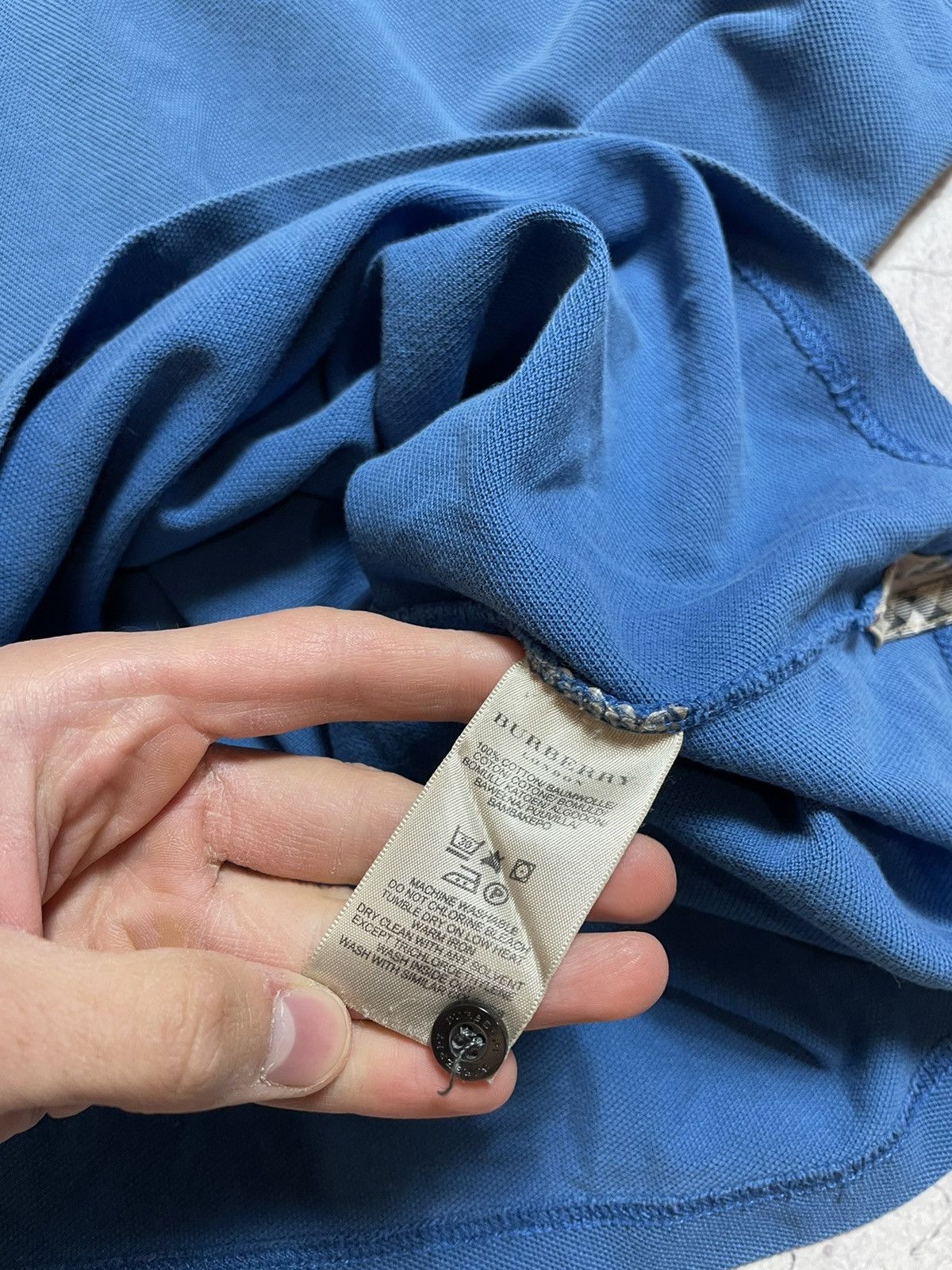 Burberry Vintage Luxury Polo Shirt Burberry London Size US M / EU 48-50 / 2 - 10 Thumbnail