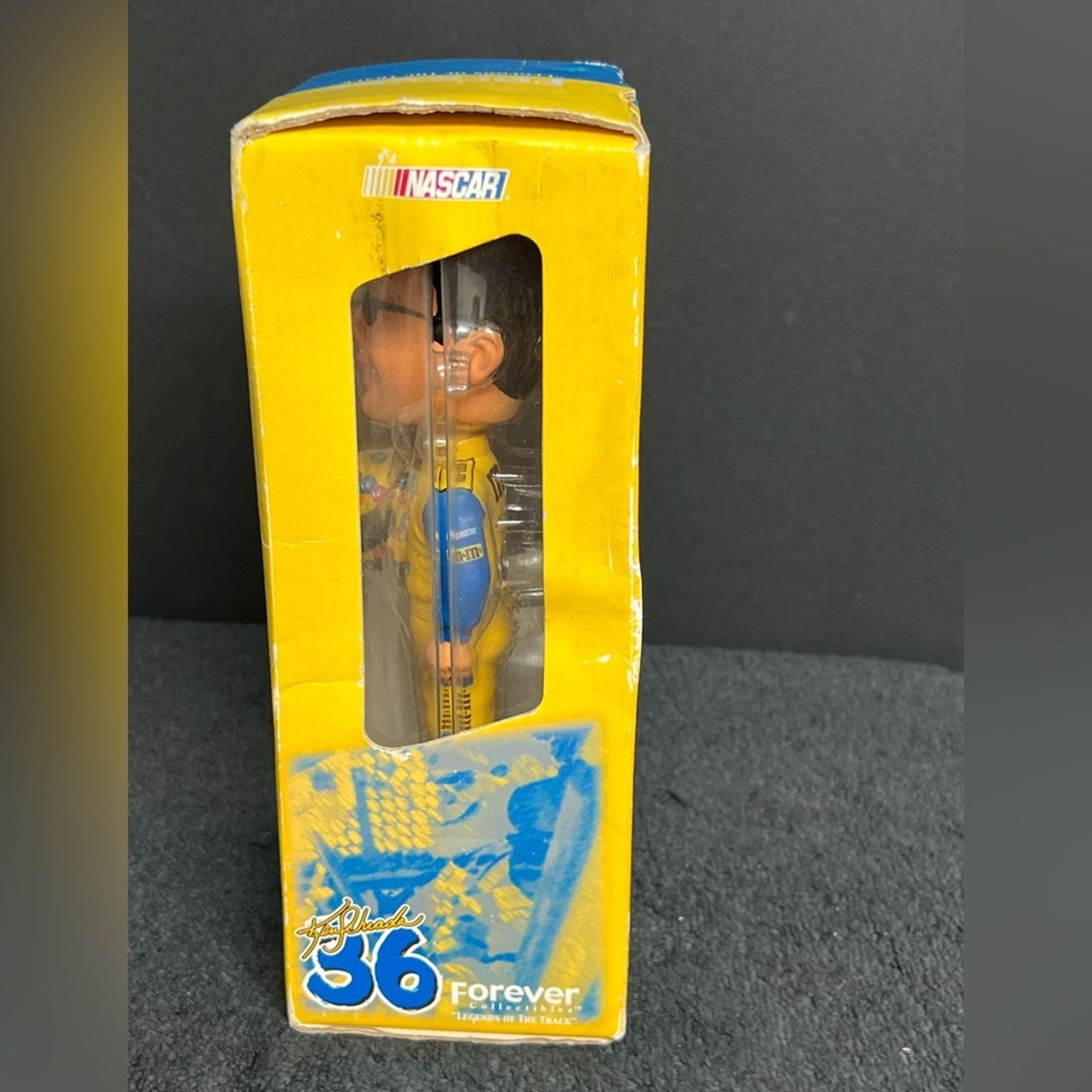 NASCAR Ken Schrader #36 M&M's NASCAR Bobblehead /20,036 - 2002 Size ONE SIZE - 2 Thumbnail