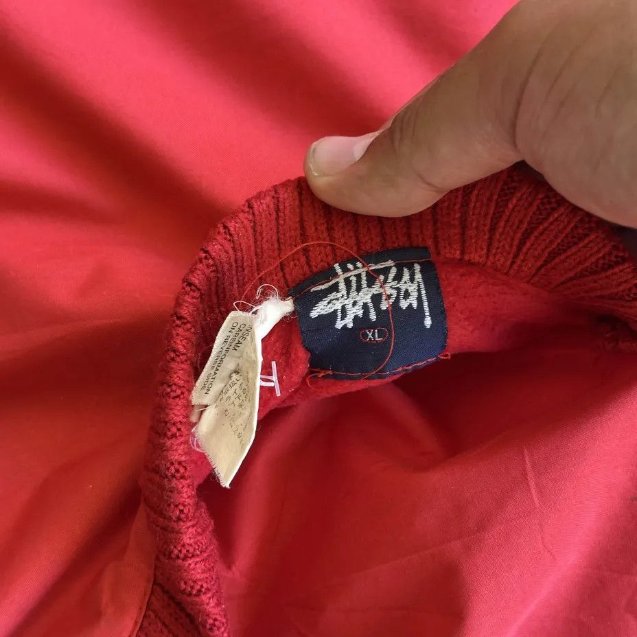 Stussy Vintage 90s Stüssy Reverisble Hooded Jacket Size XL Size US XL / EU 56 / 4 - 3 Thumbnail