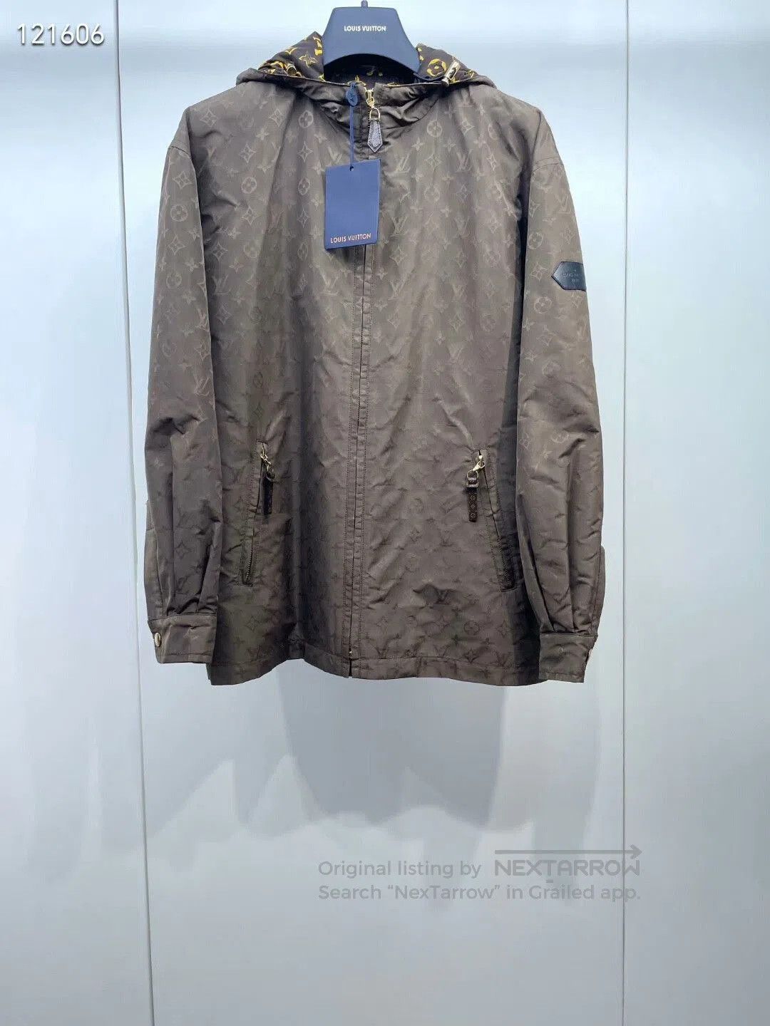 Louis Vuitton LV Classic Monogram Print Jacket. Size XXS / US 00 / IT 34 - 1 Thumbnail