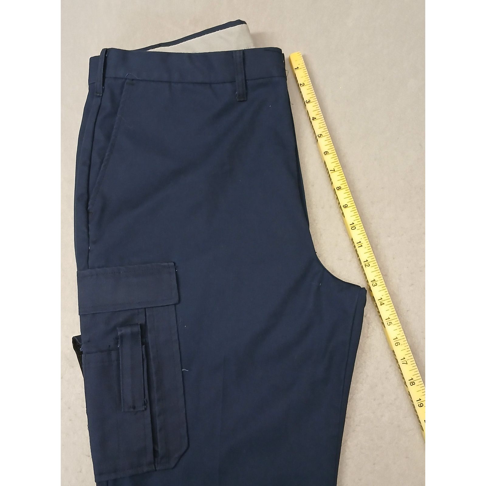 Dickies Dickie's (40) Men's Blue Cargo Khaki Straight Leg Pants Size US 40 / EU 56 - 6 Thumbnail