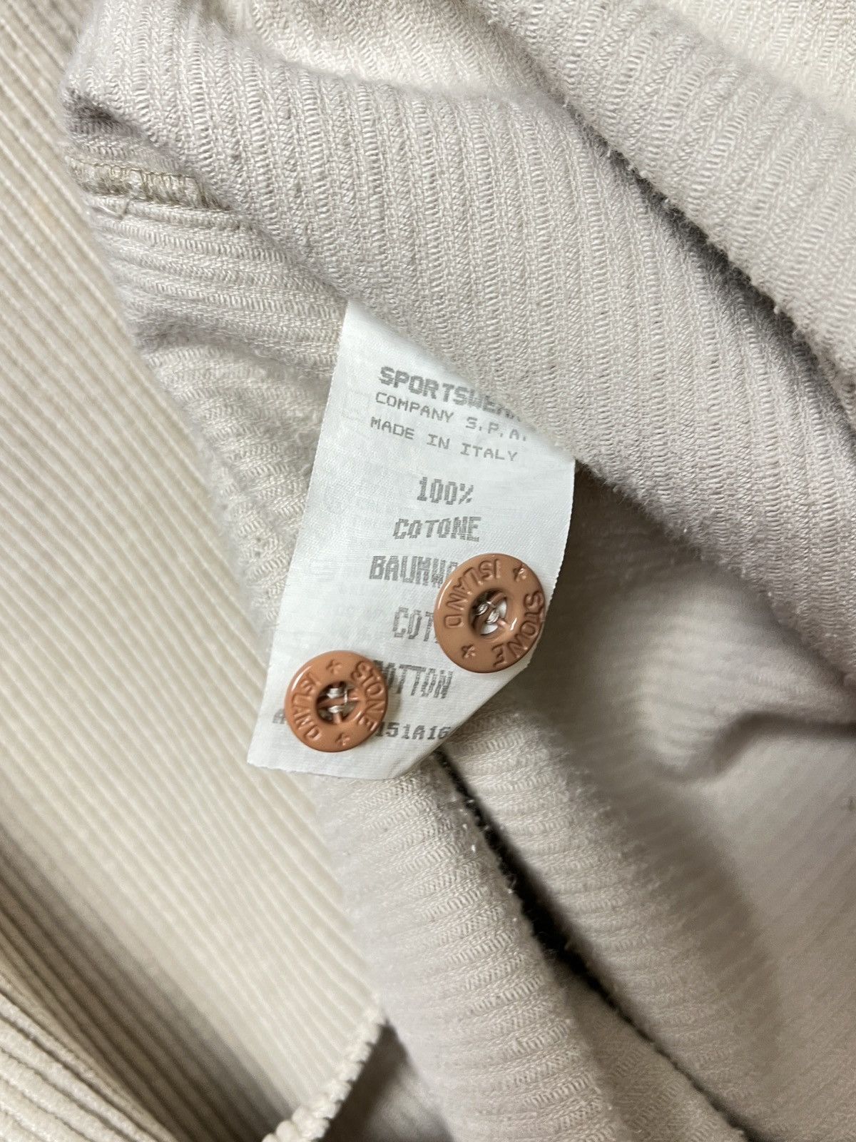 Stone Island stone island archive jumbo cord shirt Size US L / EU 52-54 / 3 - 11 Thumbnail