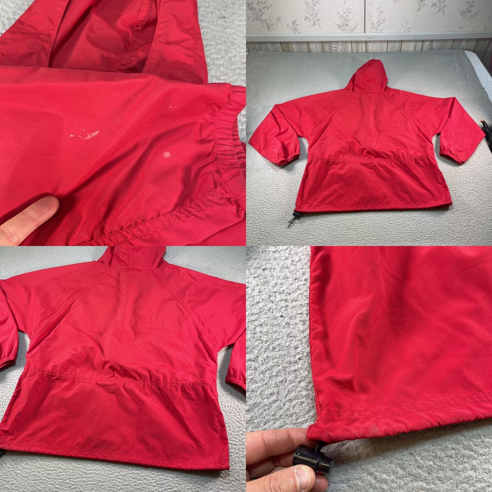 Vintage VINTAGE LL Bean Anorak Jacket Mens Large Red Nylon Hooded 1/4 Zip USA 90s Hiking Size US L / EU 52-54 / 3 - 8 Thumbnail