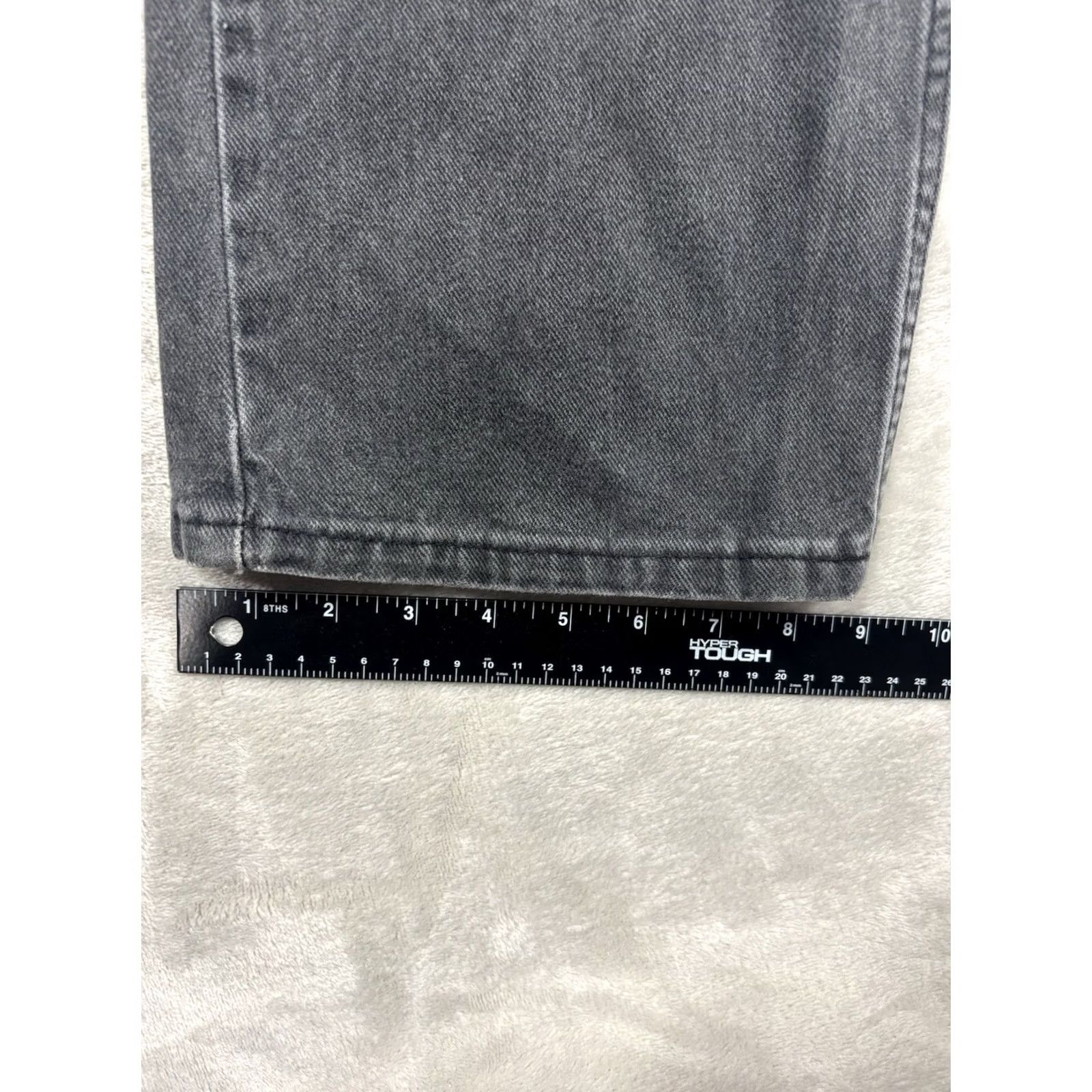 Lee Lee Jeans Men’s Faded Black Regular Fit Straight Leg Outdoors Comfort 42x30 Size US 42 / EU 58 - 4 Thumbnail