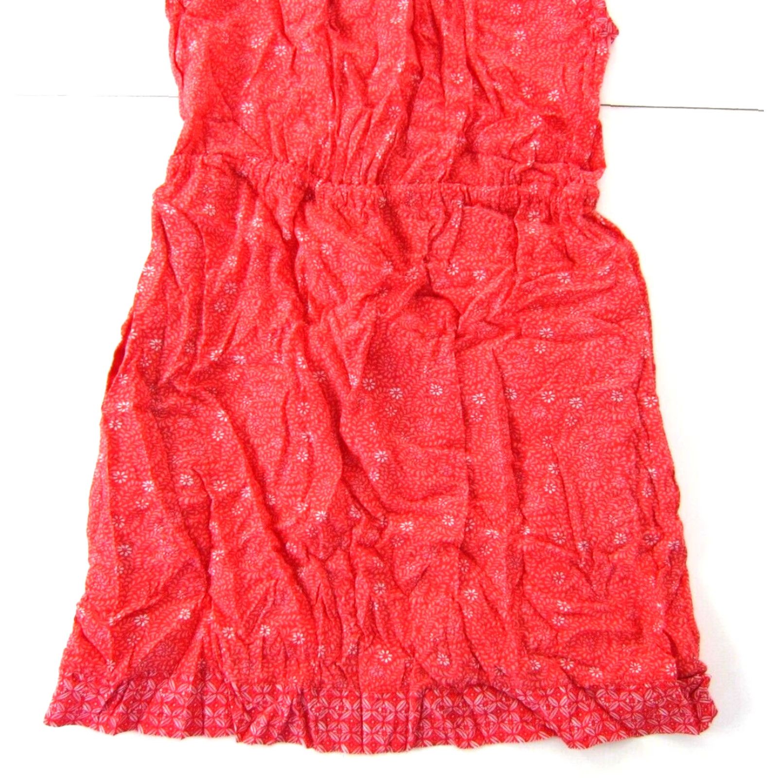 Gap GAP Pink Red White Floral Sleeveless Pocket Sheath Tank Sun Dress S Size S / US 4 / IT 40 - 6 Thumbnail