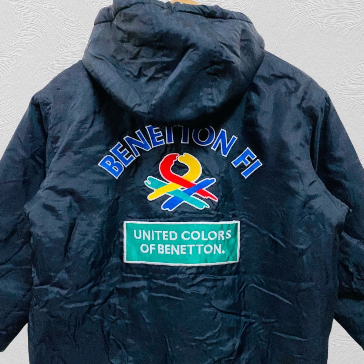 Benetton Vintage 90s Benetton F1 jacket big logo Size US L / EU 52-54 / 3 - 3 Thumbnail