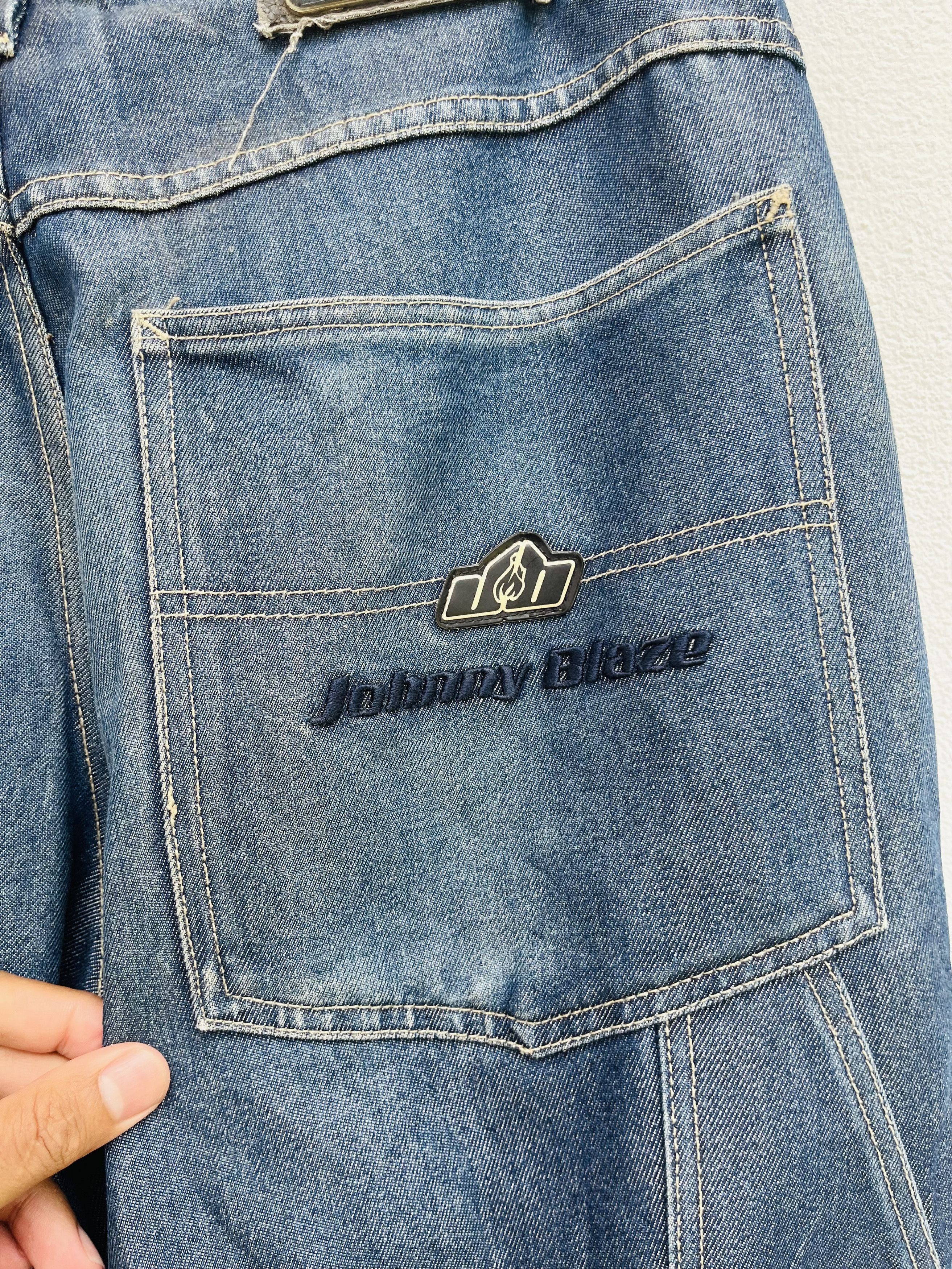 Japanese Brand × Vintage Vintage Johnny Blaze Hip Hop Streetwear Fashion Style Size US 36 / EU 52 - 11 Thumbnail