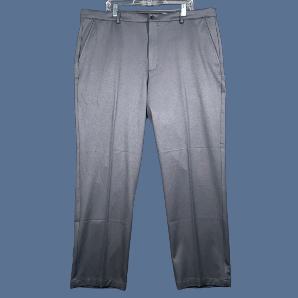 Vintage Greg Norman Pants Men 40x30 Gray Straight Performance Tech Chino Pan ts Size US 40 / EU 56 - 1 Thumbnail