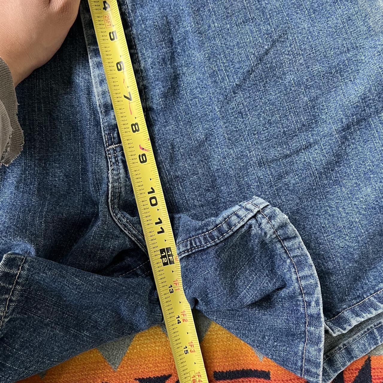 Lee × Vintage Vintage Denim Jean Cargo Shorts Riveted By Lee Size US 30 / EU 46 - 5 Thumbnail