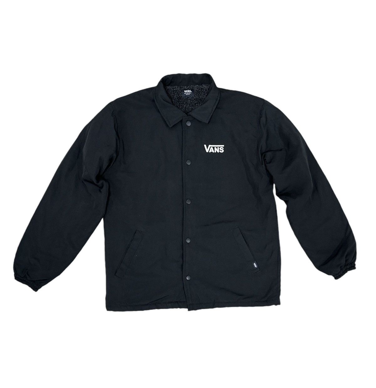 Vans Vans Coach Jacket Checkerboard Logo Sherpa InnerDesign Skate Size US M / EU 48-50 / 2 - 2 Thumbnail