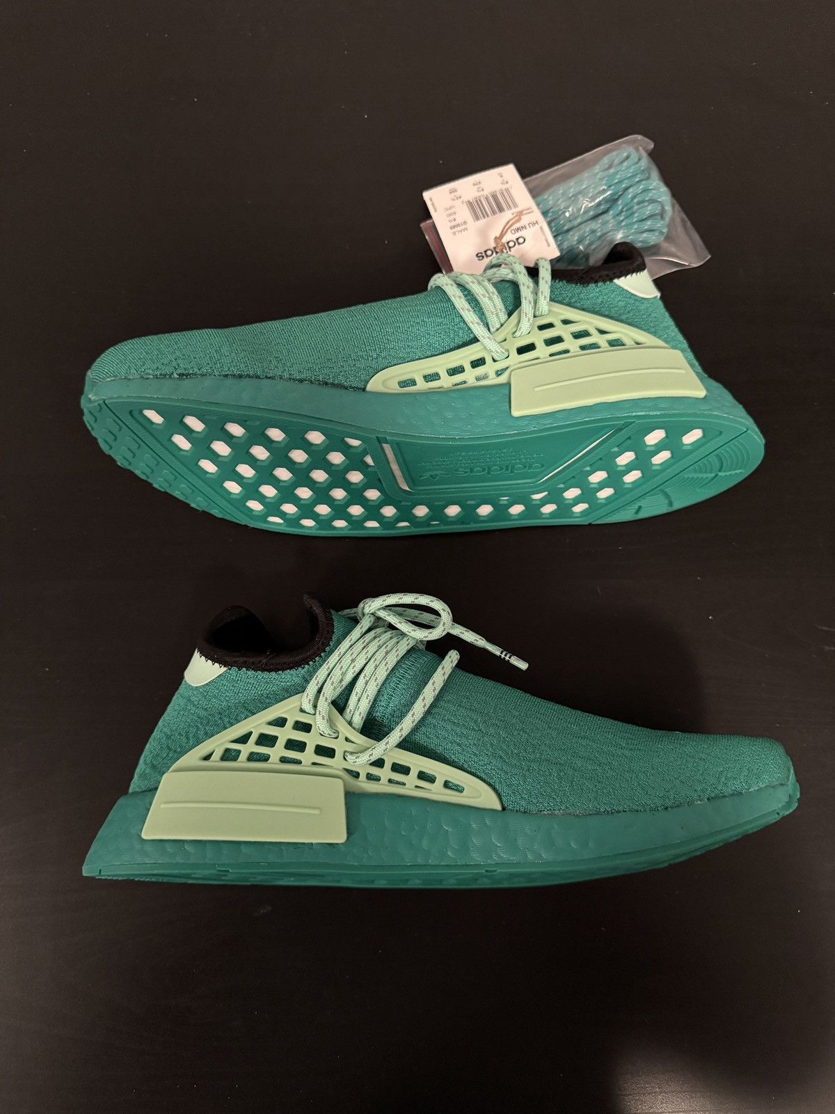 Adidas × Pharrell ADIDAS NMD HU PHARRELL GREEN COMPLEXLAND Size US 9 / EU 42 - 2 Thumbnail