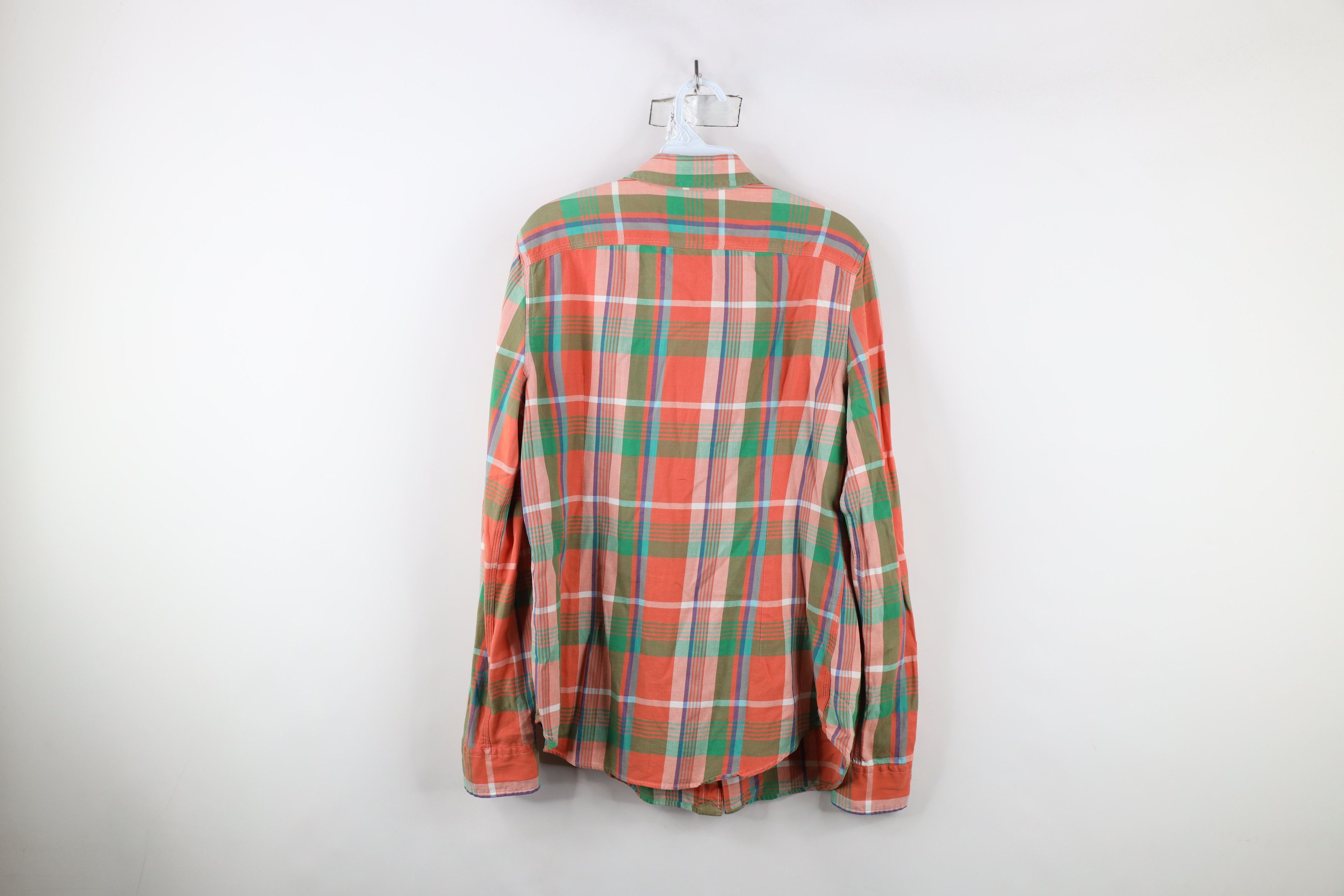 Ralph Lauren × Vintage Vintage Ralph Lauren Custom Flannel Collared Button Shirt Size US L / EU 52-54 / 3 - 5 Thumbnail