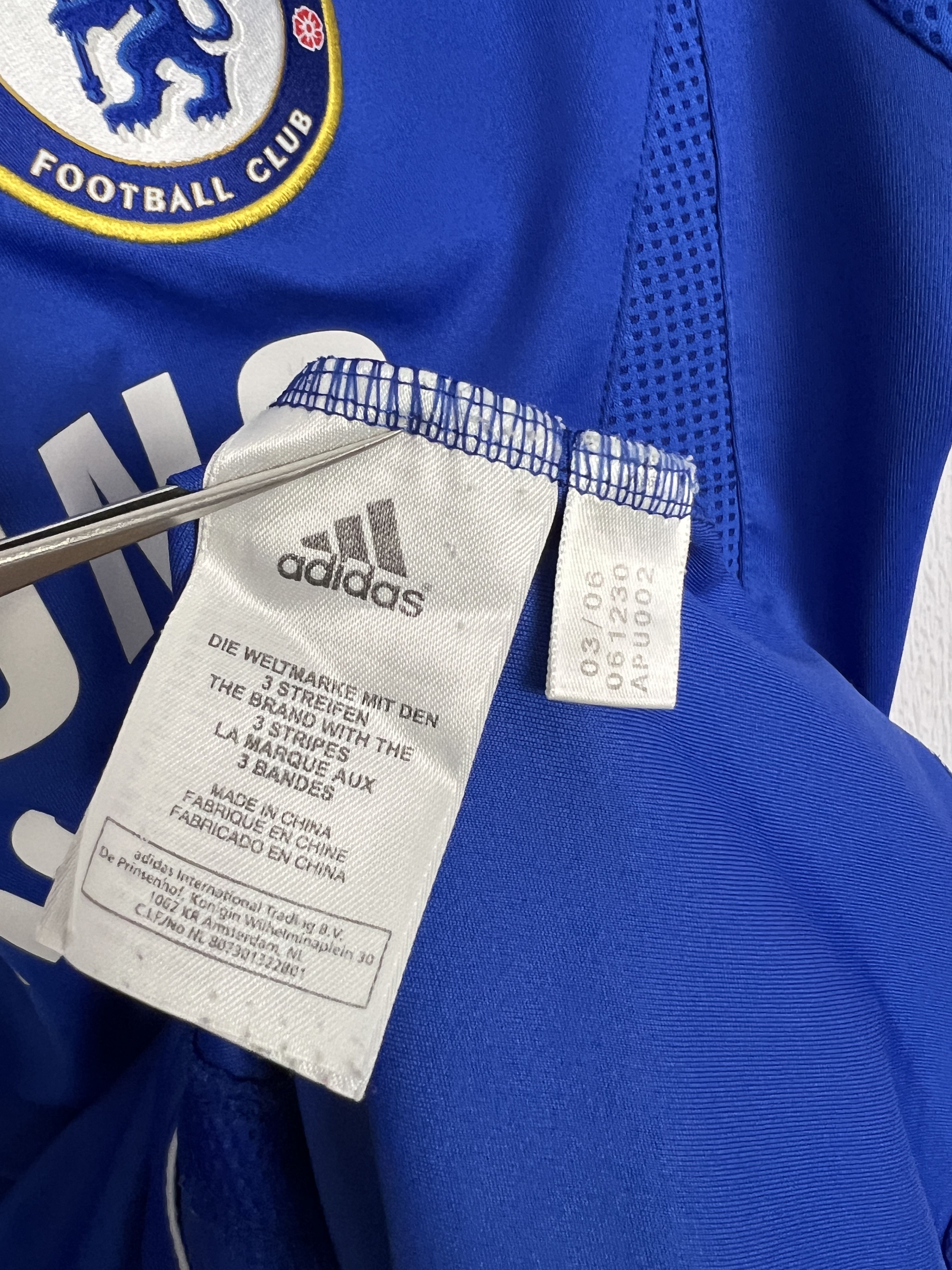 Adidas Chelsea Home football shirt 2006 Soccer Jersey Trikot Size US XL / EU 56 / 4 - 9 Thumbnail