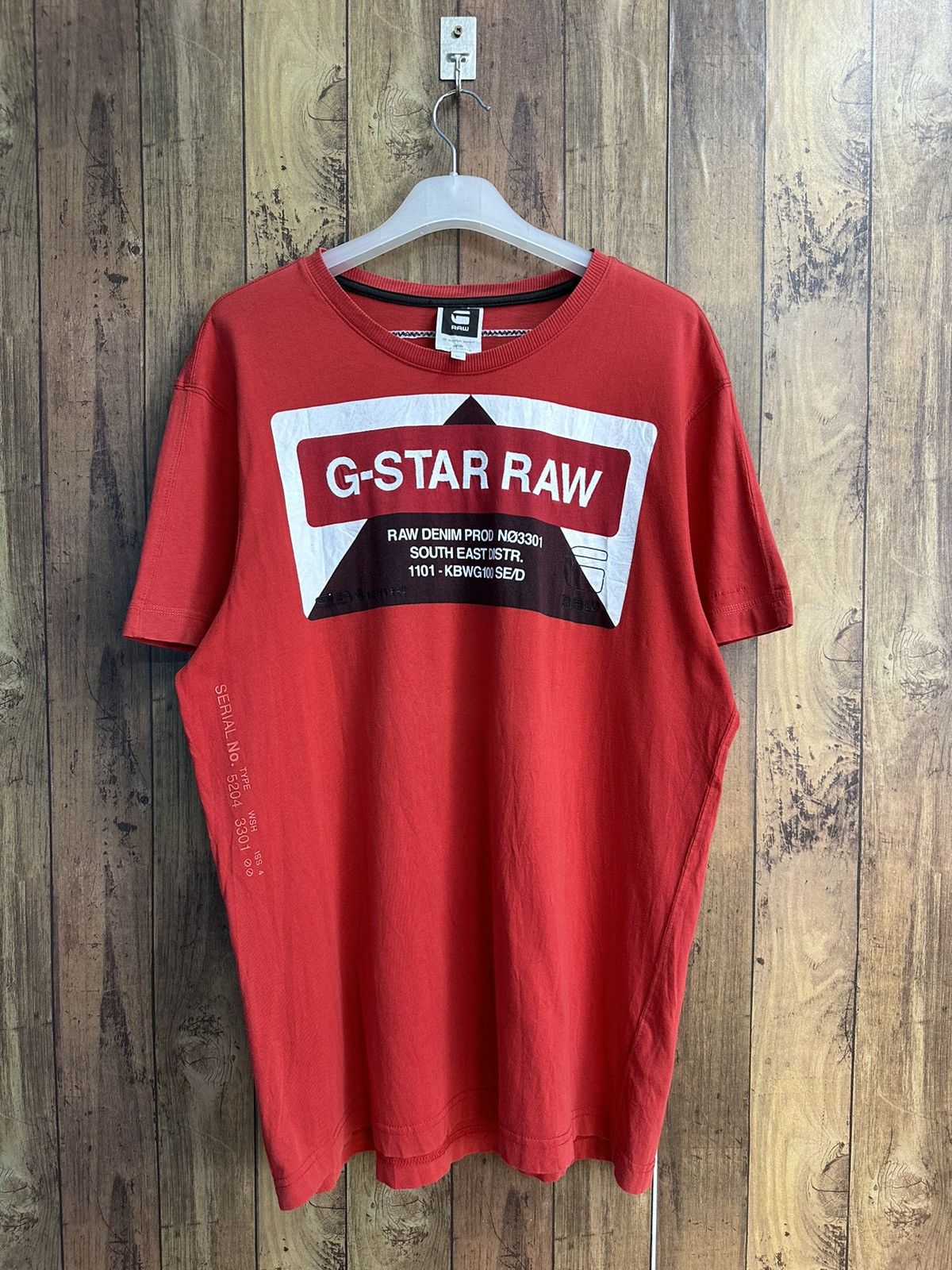 G-Star Gstar Raw Denim Tshirt A407 Size US XL / EU 56 / 4 - 1 Thumbnail