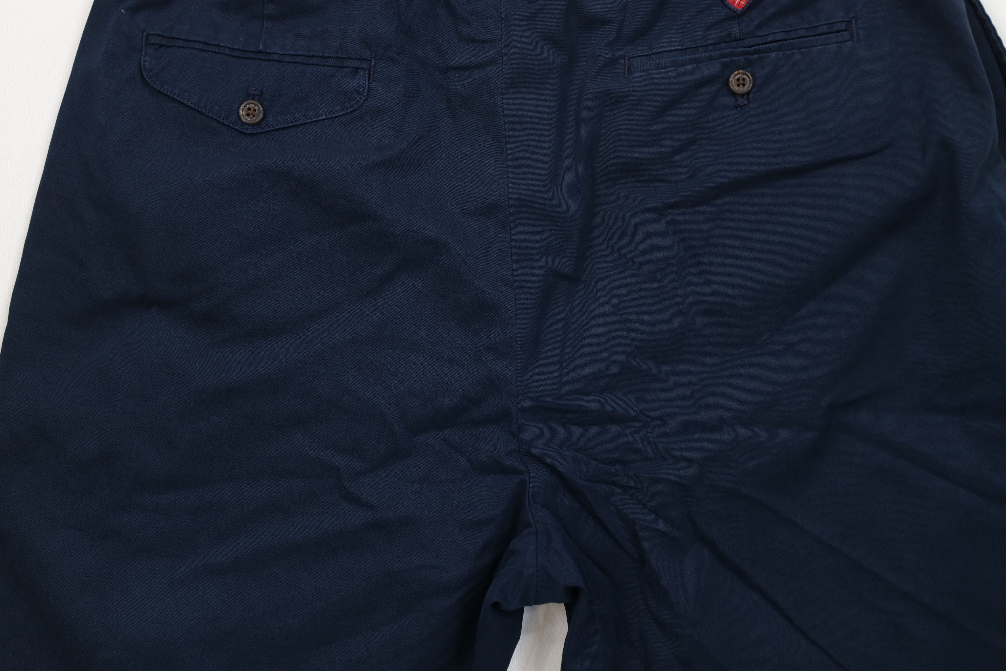Ralph Lauren Vintage 90s Polo Golf Ralph Lauren Chino Shorts Blue Cotton Size US 34 / EU 50 - 12 Thumbnail