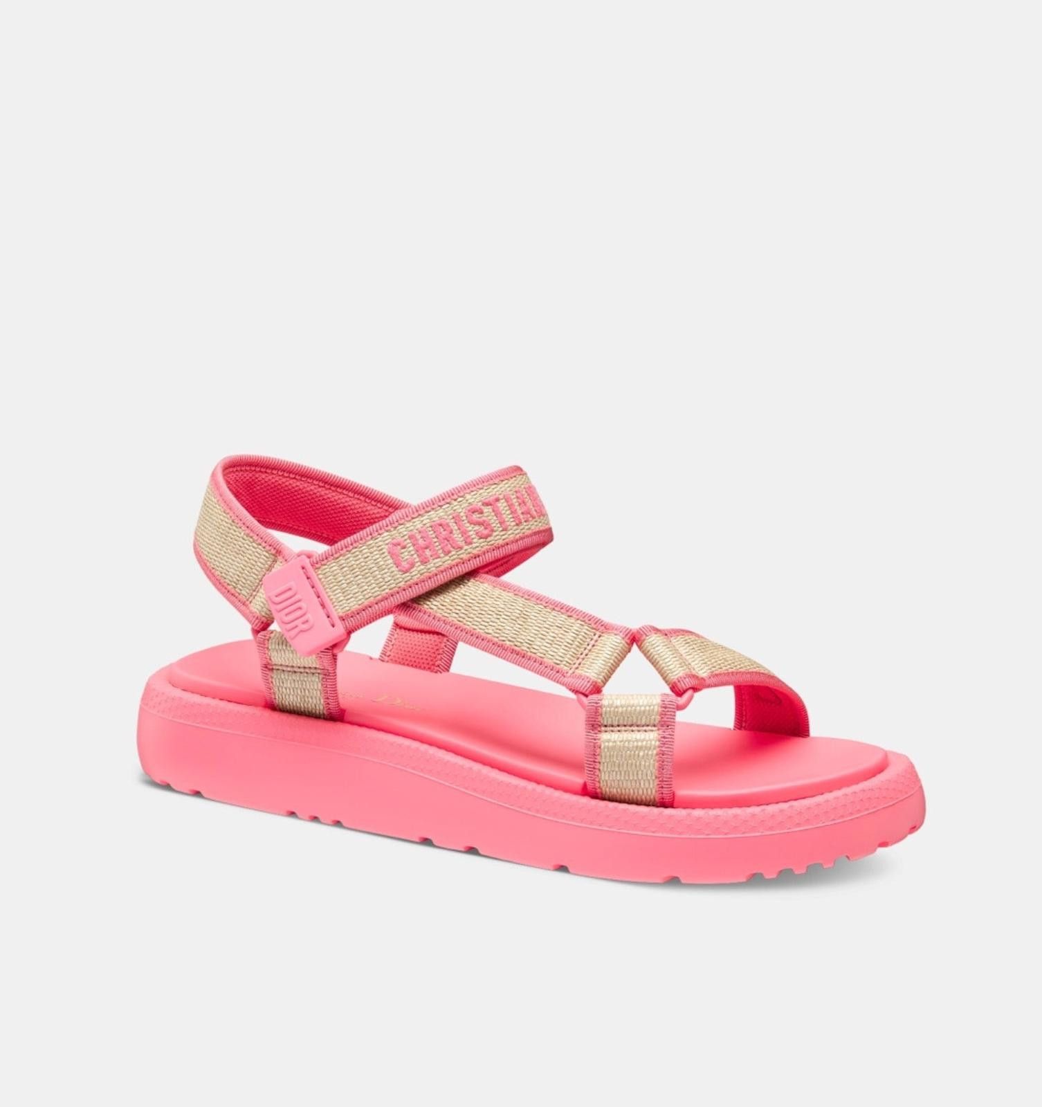 Dior Dior Dioriviera D-Wave Sandals Size US 5.5 / IT 35.5 - 2 Thumbnail