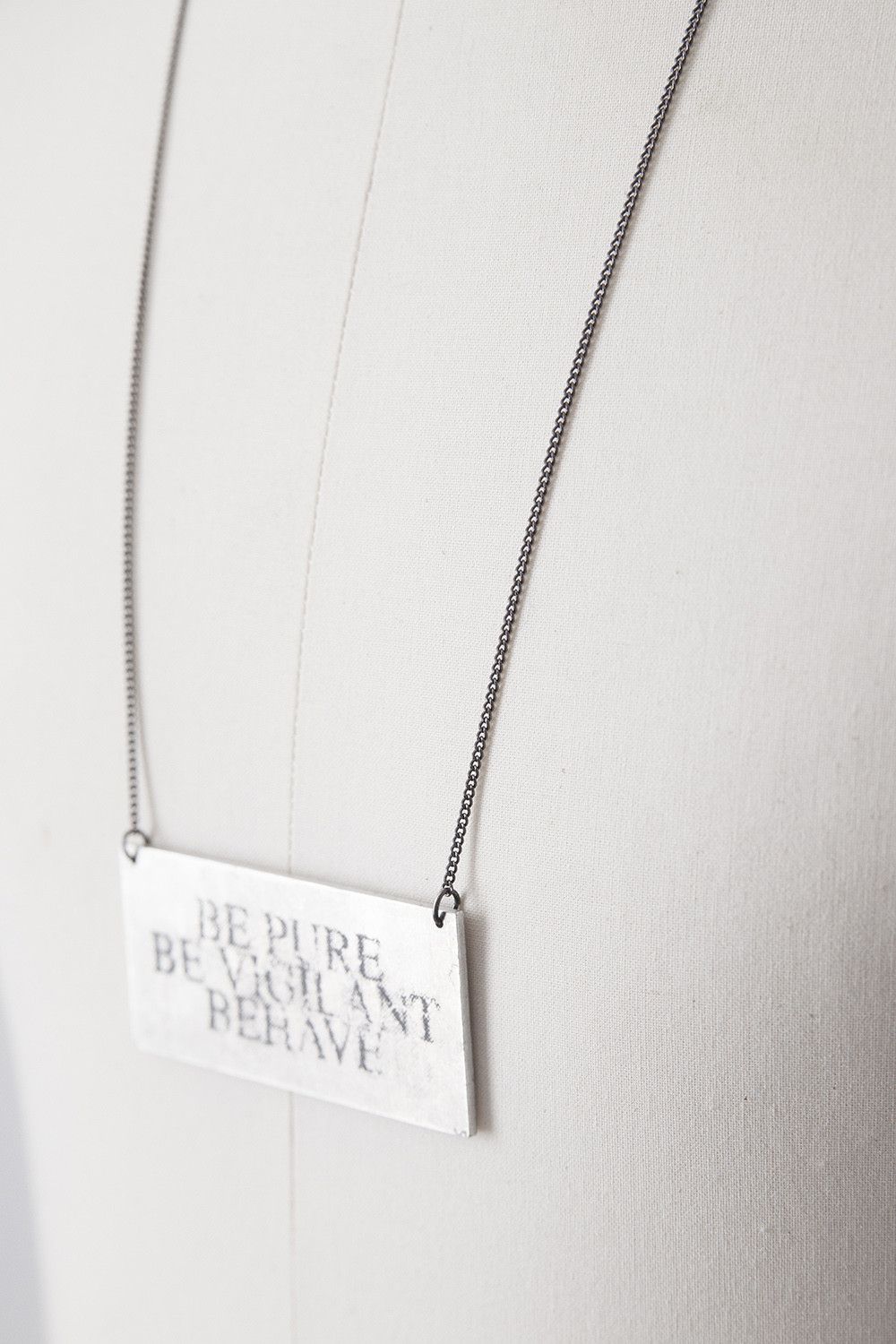 Raf Simons SS02 Be Pure Be Vigilant Behave necklace Size ONE SIZE - 4 Thumbnail