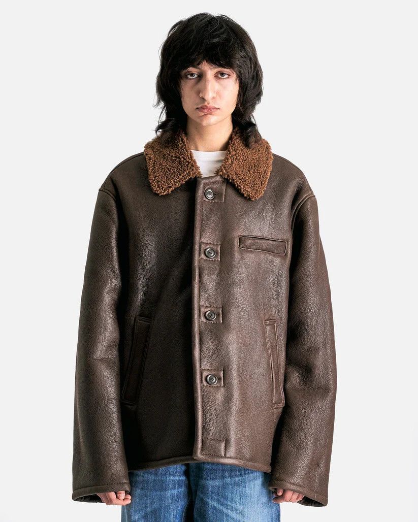 Our Legacy o1s1v1r1oon0925 Alaska Jacket in Brown Size US L / EU 52-54 / 3 - 1 Thumbnail