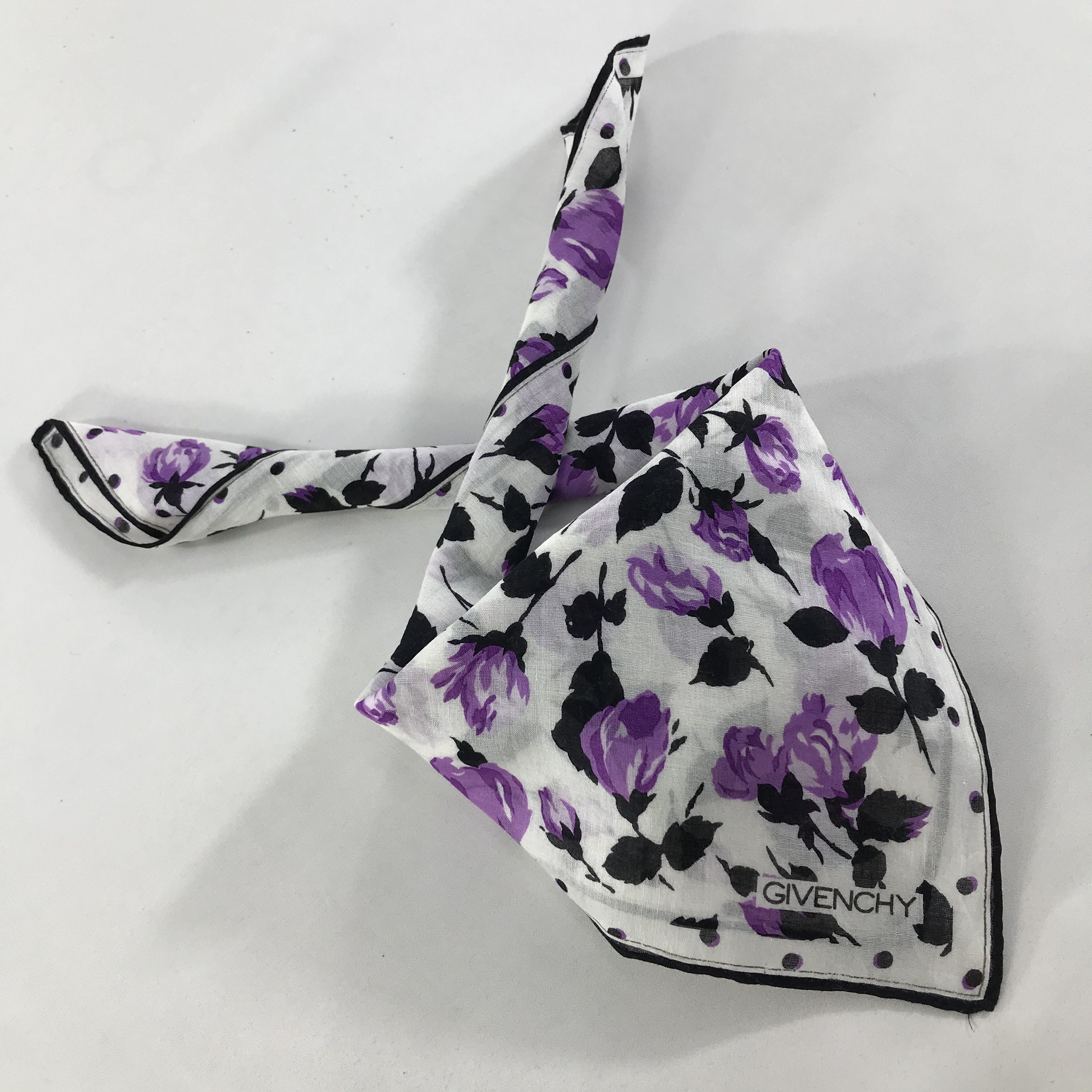 Vintage Givenchy Bandana / Handkerchief / Neckerchief - S1350 Size ONE SIZE - 4 Thumbnail