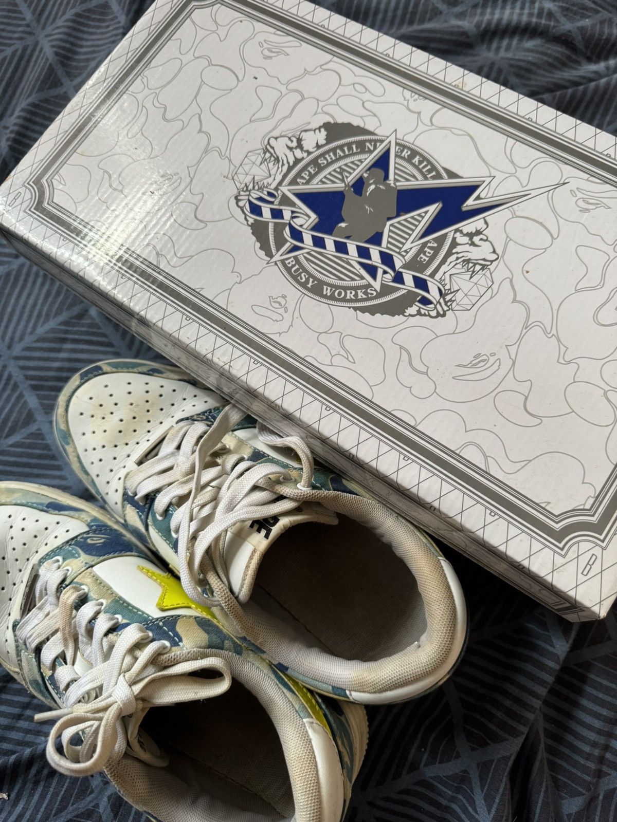 Bape ABC CAMO BAPESTA Size US 9.5 / EU 42-43 - 11 Thumbnail