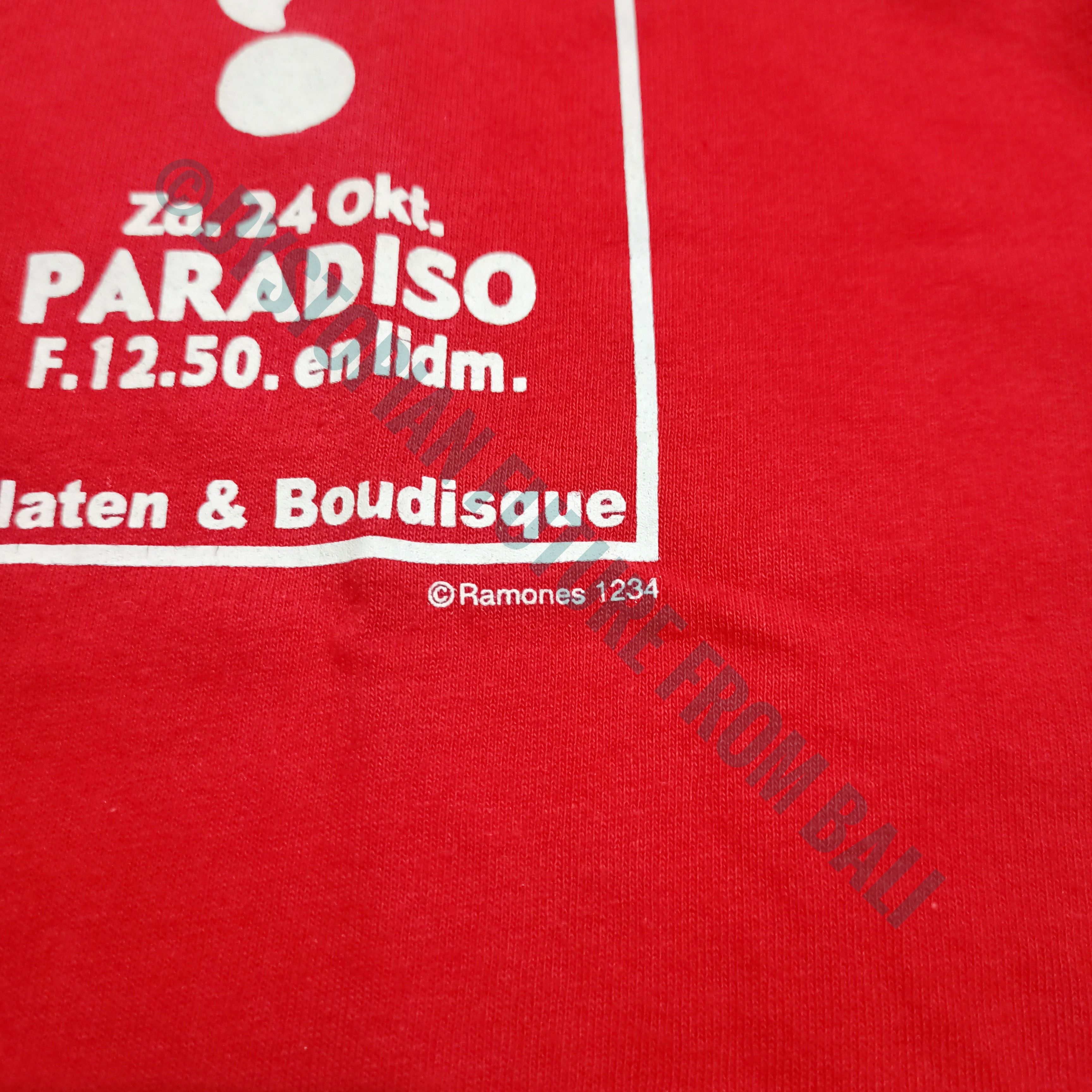 Band Tees Vintage Ramones - Gabba Gabba Hey Paradiso Amsterdam T-shirt Size US M / EU 48-50 / 2 - 4 Thumbnail