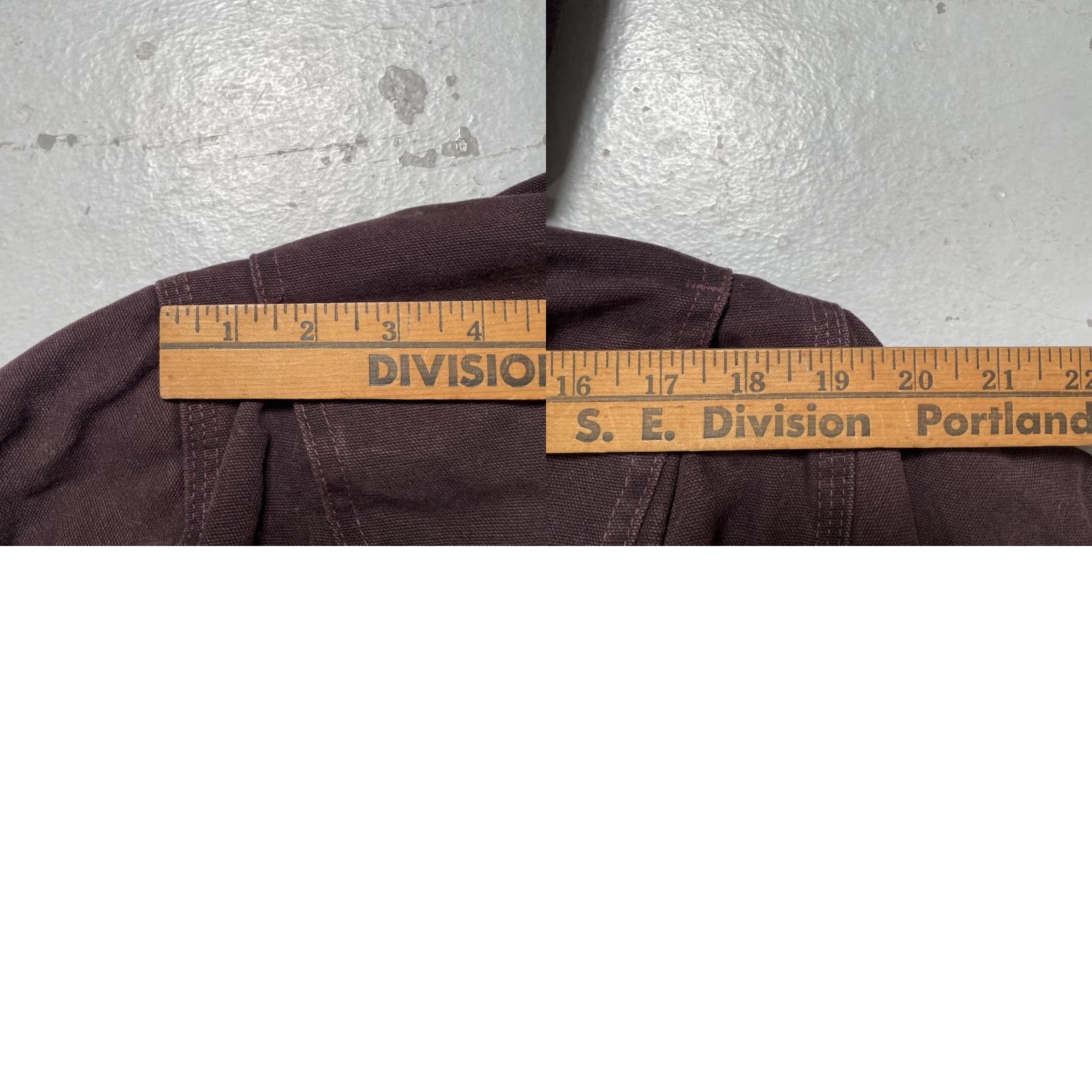 Carhartt VINTAGE Carhartt Jacket Hooded Bomber WJ141 Deep Wine Duck Canvas Sherpa Women's XL Size XL / US 12-14 / IT 48-50 - 9 Thumbnail