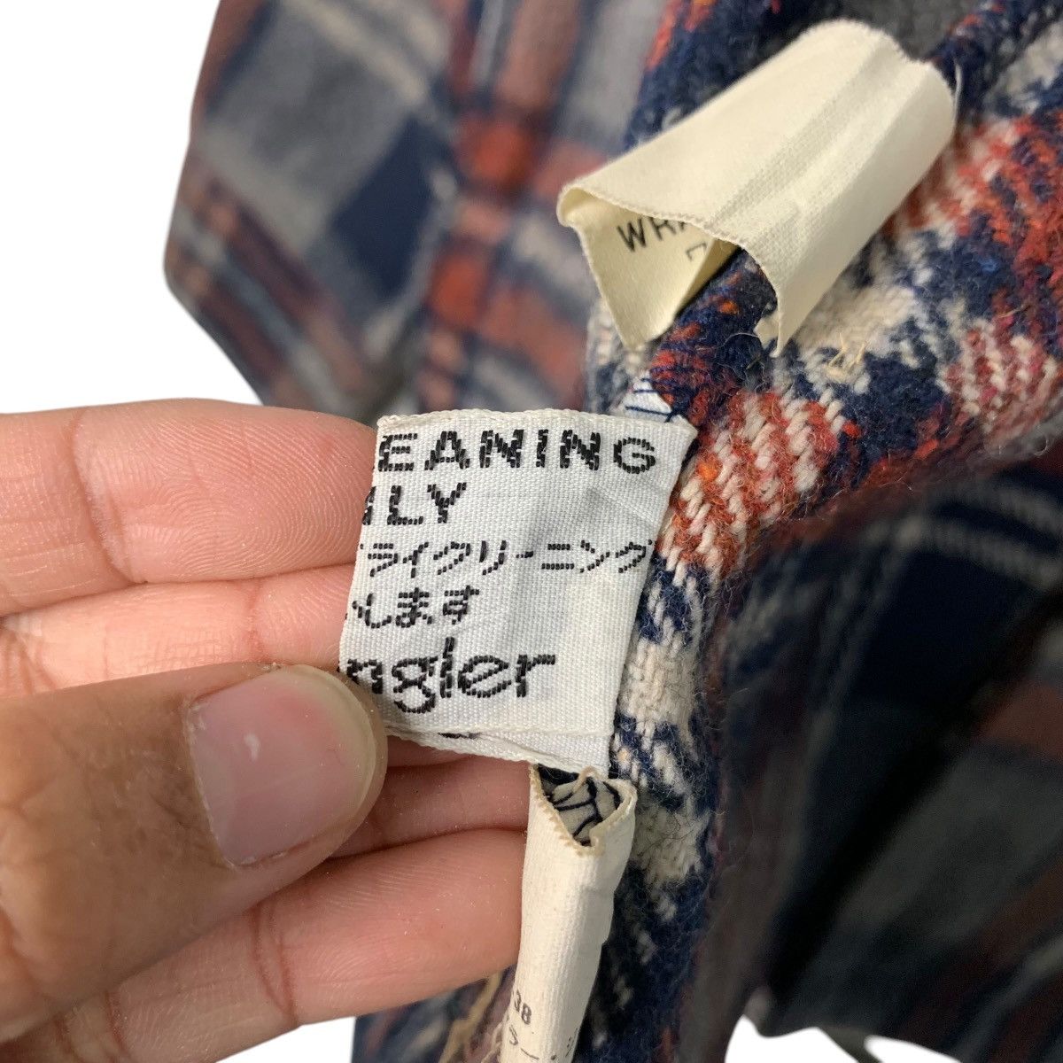 Wrangler Vintage 80’s WRANGLER Tartan Flannel Four Pocket #2556-C115 Size US M / EU 48-50 / 2 - 18 Thumbnail