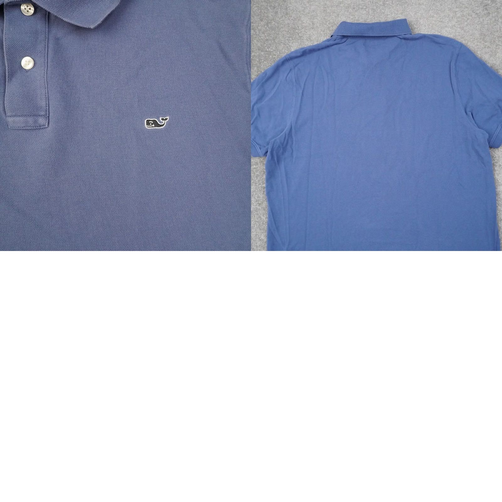 Vineyard Vines Vineyard Vines Classic Fit Mens Large Blue Cotton Polo Shirt - Vintage Size US L / EU 52-54 / 3 - 8 Thumbnail