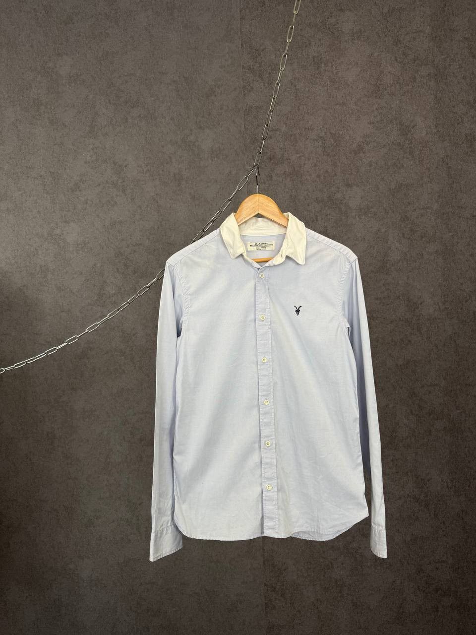 Allsaints Allsaints vintage designer logo shirt Size US S / EU 44-46 / 1 - 1 Thumbnail