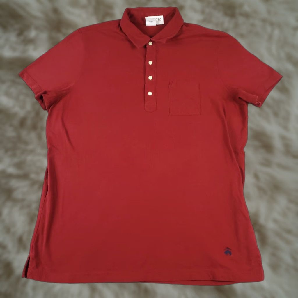 Brooks Brothers VINTAGE Brooks Brothers Polo Shirt Mens 2XL Red Slim Fit Casual Short Sleeve Regular Size Polo Mens Red 2XL Brooks Brothers Size US XXL / EU 58 / 5 - 1 Thumbnail