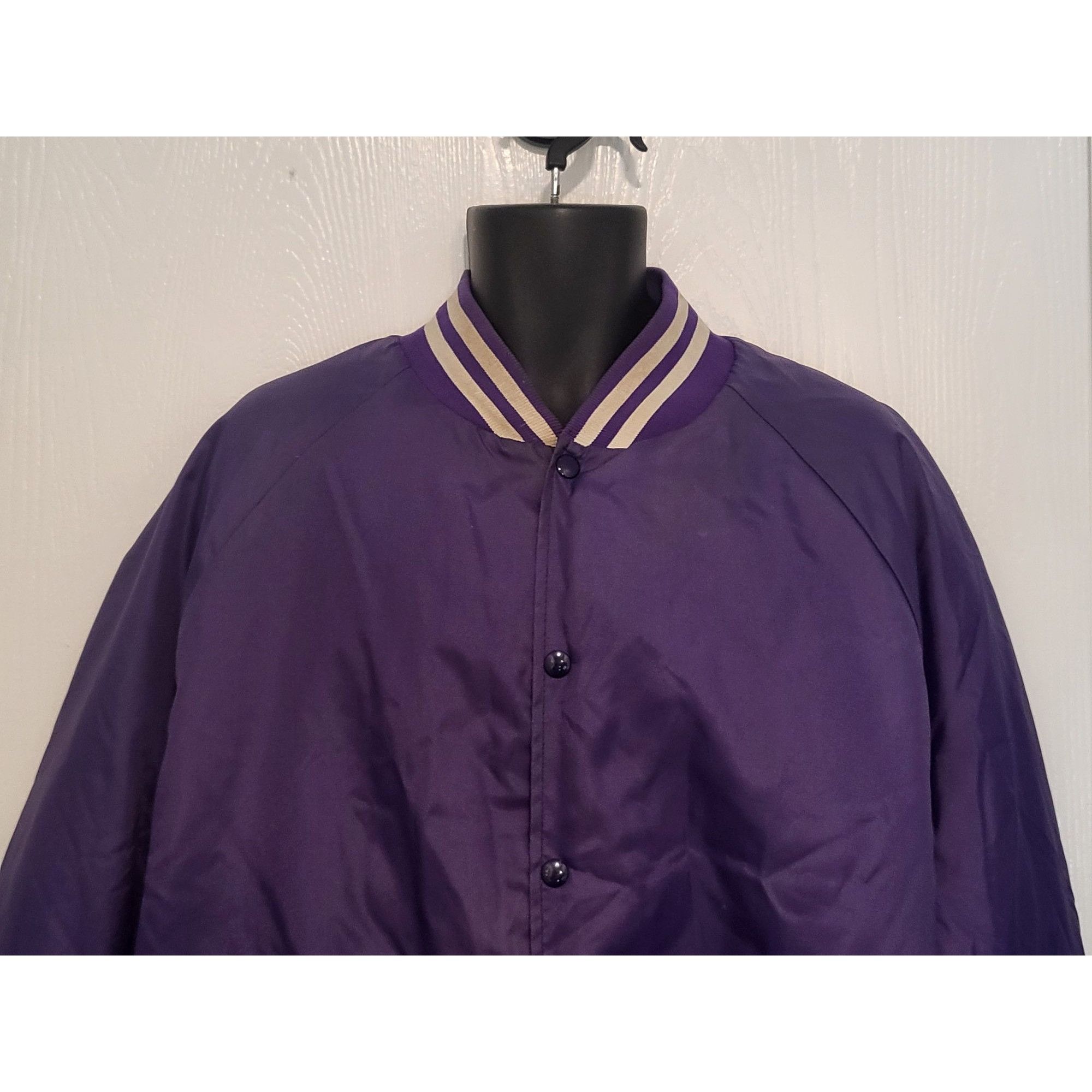 Vintage Vintage Westark USA Varsity Jacket Unisex Sz 3XL Purple 70S Size US XXL / EU 58 / 5 - 2 Thumbnail