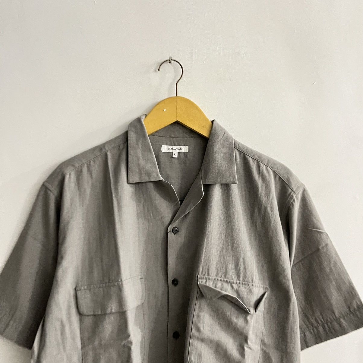 Japanese Brand Global Work - Campcollar Button Up Shirt Size US L / EU 52-54 / 3 - 2 Thumbnail