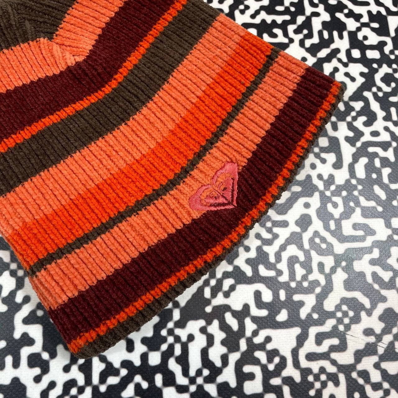 Quiksilver Vintage Y2K Quiksilver ROXY Striped Retro Surf Winter Hat Size ONE SIZE - 5 Thumbnail
