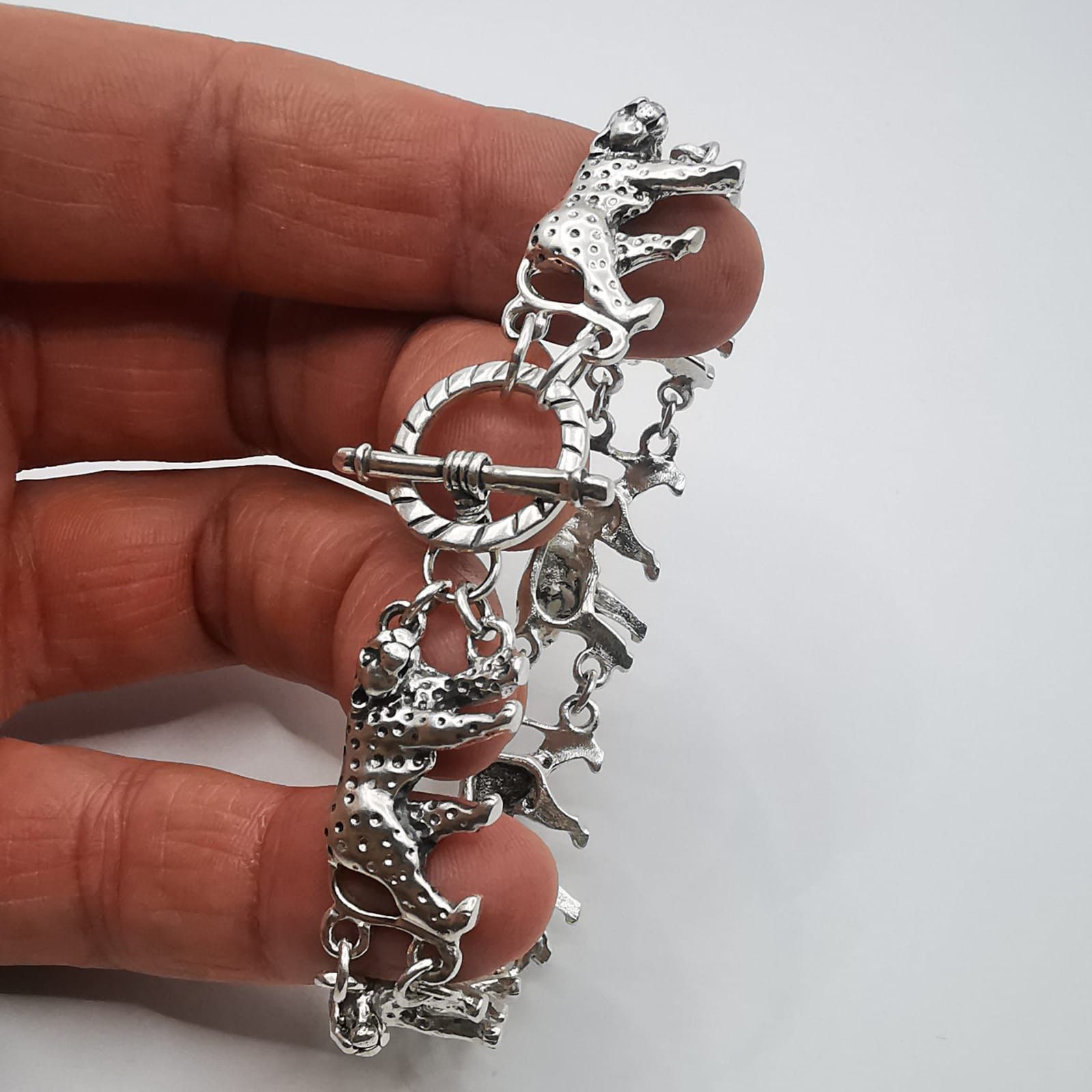 Vintage Bracelet Jewelry, 925 Sterling Silver 29,64g