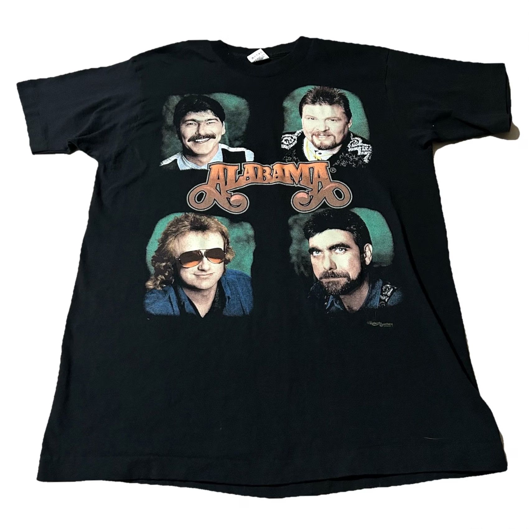 Fruit Of The Loom VINTAGE Alabama On Tour Since 1980 Country Band Shirt M Black Mens 90s T-Shirt Size US M / EU 48-50 / 2 - 2 Thumbnail