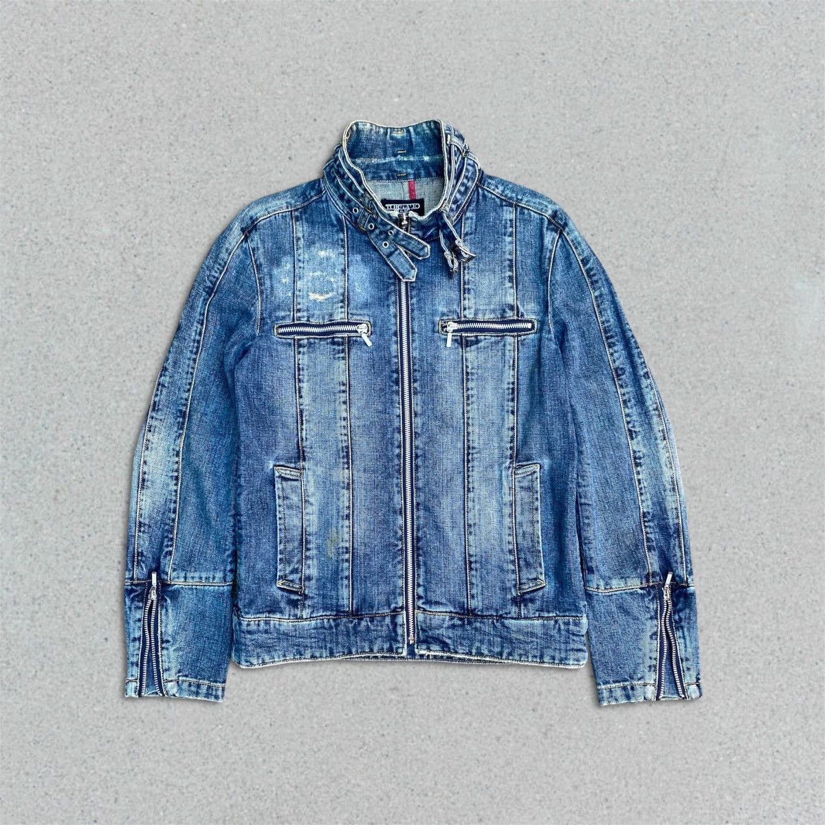 Tornado Mart ARCHIVAL TORNADO MART DISTRESSED BIKER JACKET Size US M / EU 48-50 / 2 - 1 Thumbnail