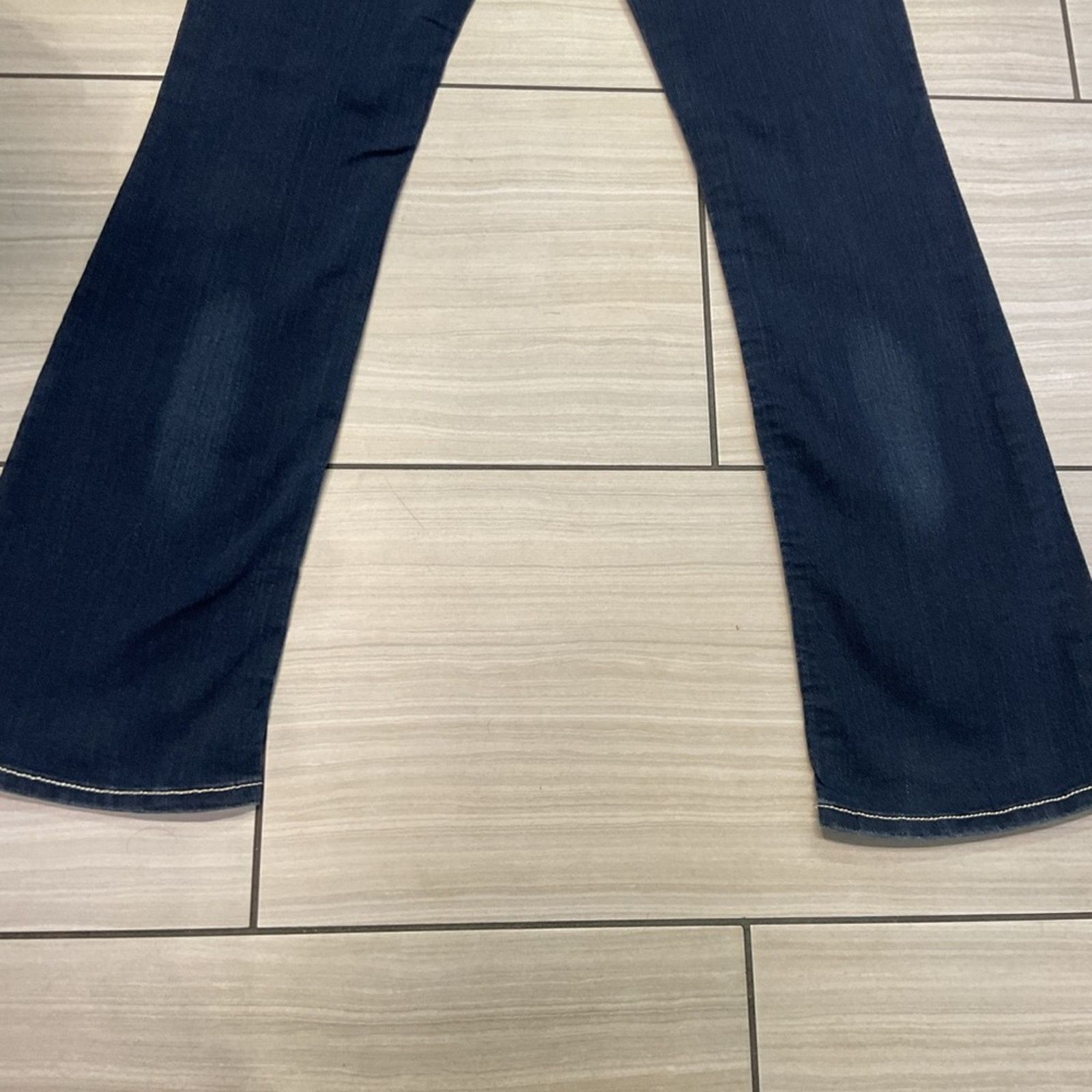 Wrangler Vintage Y2K Wrangler Juniors Low Rise Dark Wash Jeans Size 30" / US 8 / IT 44 - 7 Thumbnail