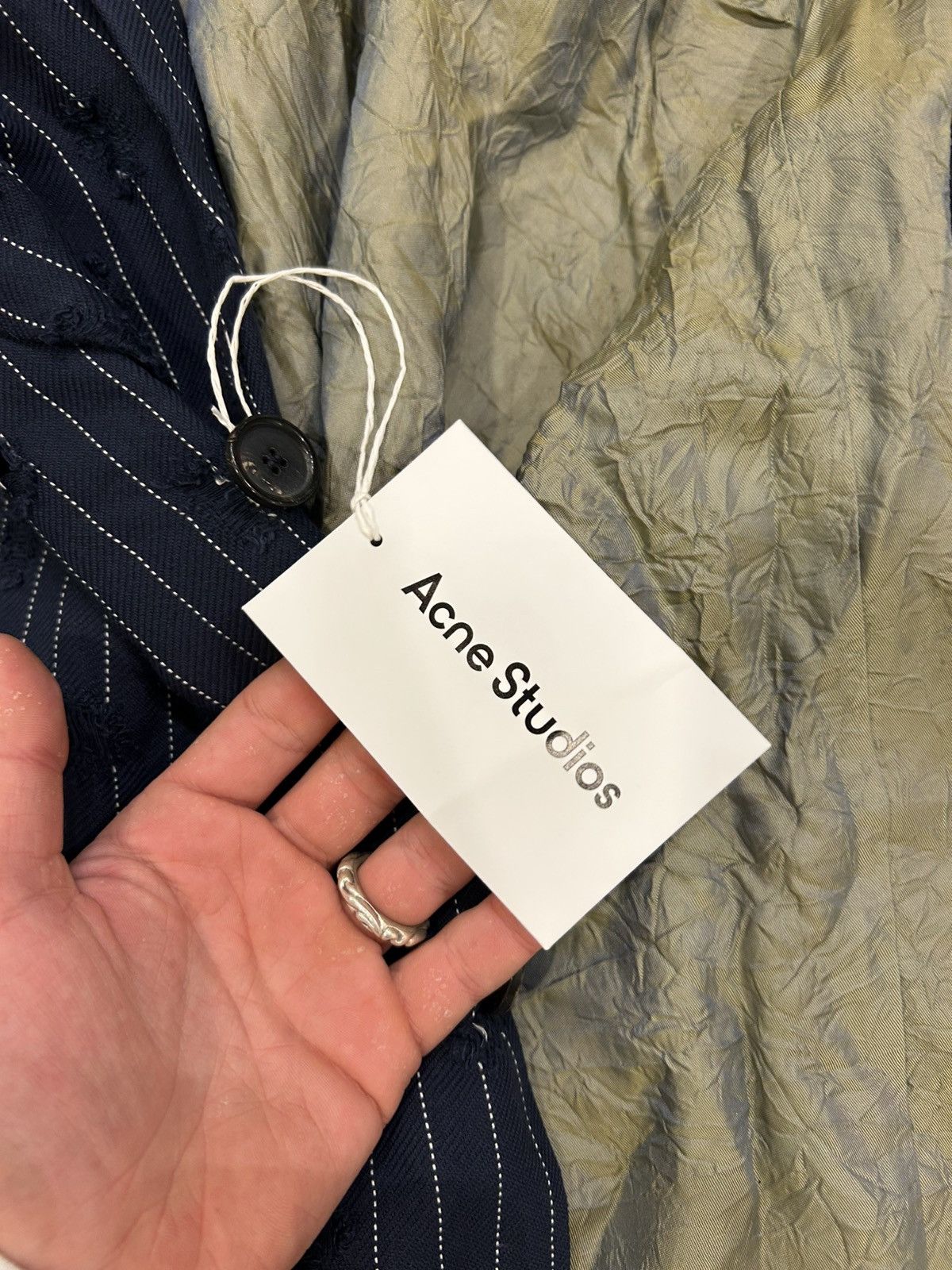 Acne Studios Acne Studios Distressed Blazer Size US XS / EU 42 / 0 - 6 Thumbnail