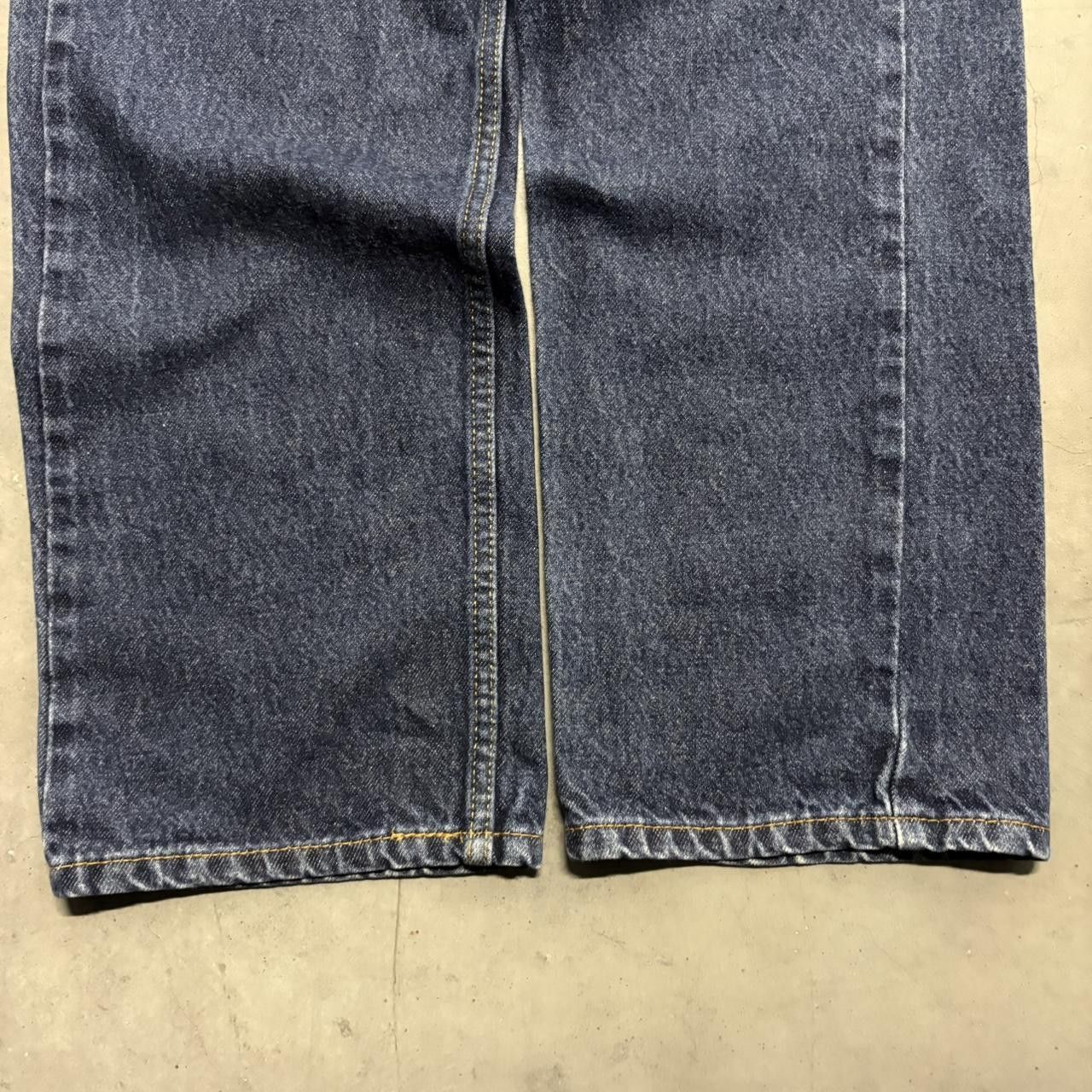 Levi's × Vintage Crazy Vintage Y2K/2000s Levis Dark Wash Workwear Style Denim Jeans! Size US 36 / EU 52 - 5 Thumbnail