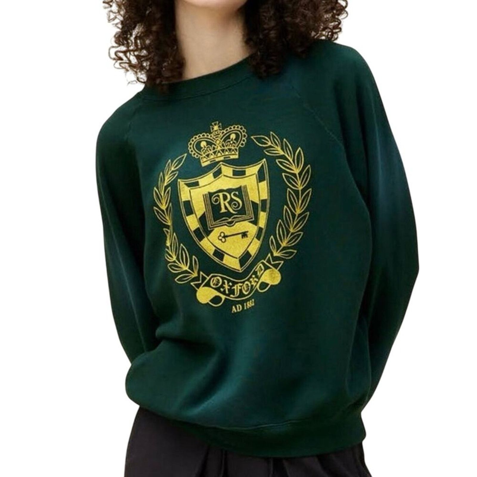Daydreamer DAYDREAMER Oxford Crest Cotton Blend Sweatshirt Size XS New Size XS / US 0-2 / IT 36-38 - 1 Thumbnail
