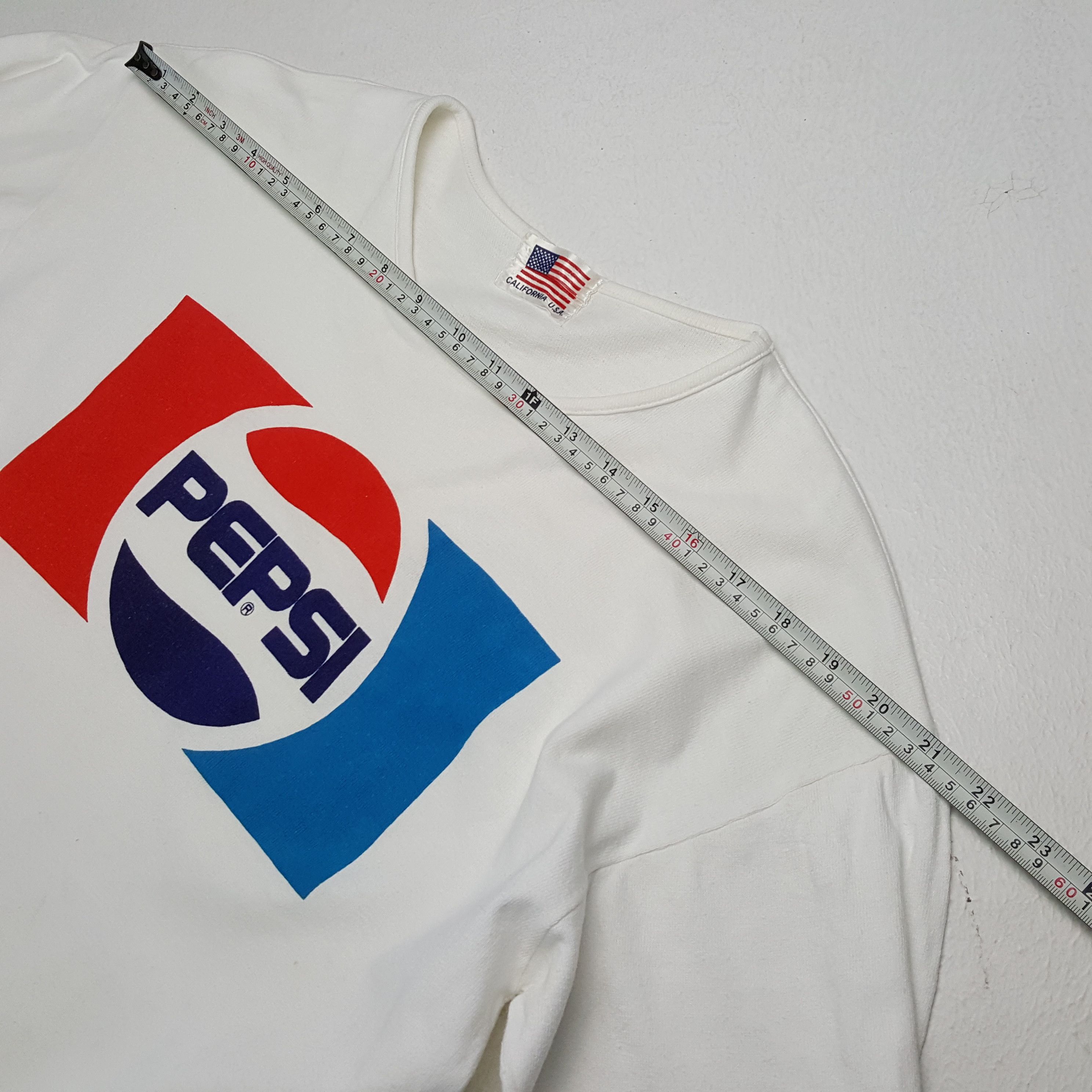 Pepsi × Vintage PEPSI Center Logo Design Promo Style Long Sleeve Tshirt Size US M / EU 48-50 / 2 - 4 Thumbnail