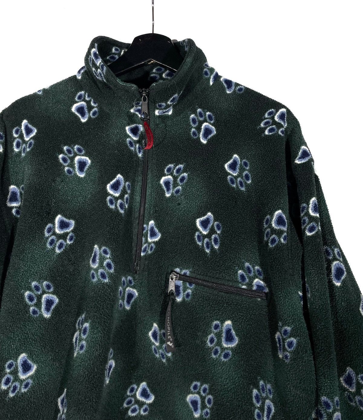 Jack Wolfskin Jack Wolfskin Fleece Green Monogram Size L Tecnopile Size US L / EU 52-54 / 3 - 3 Thumbnail