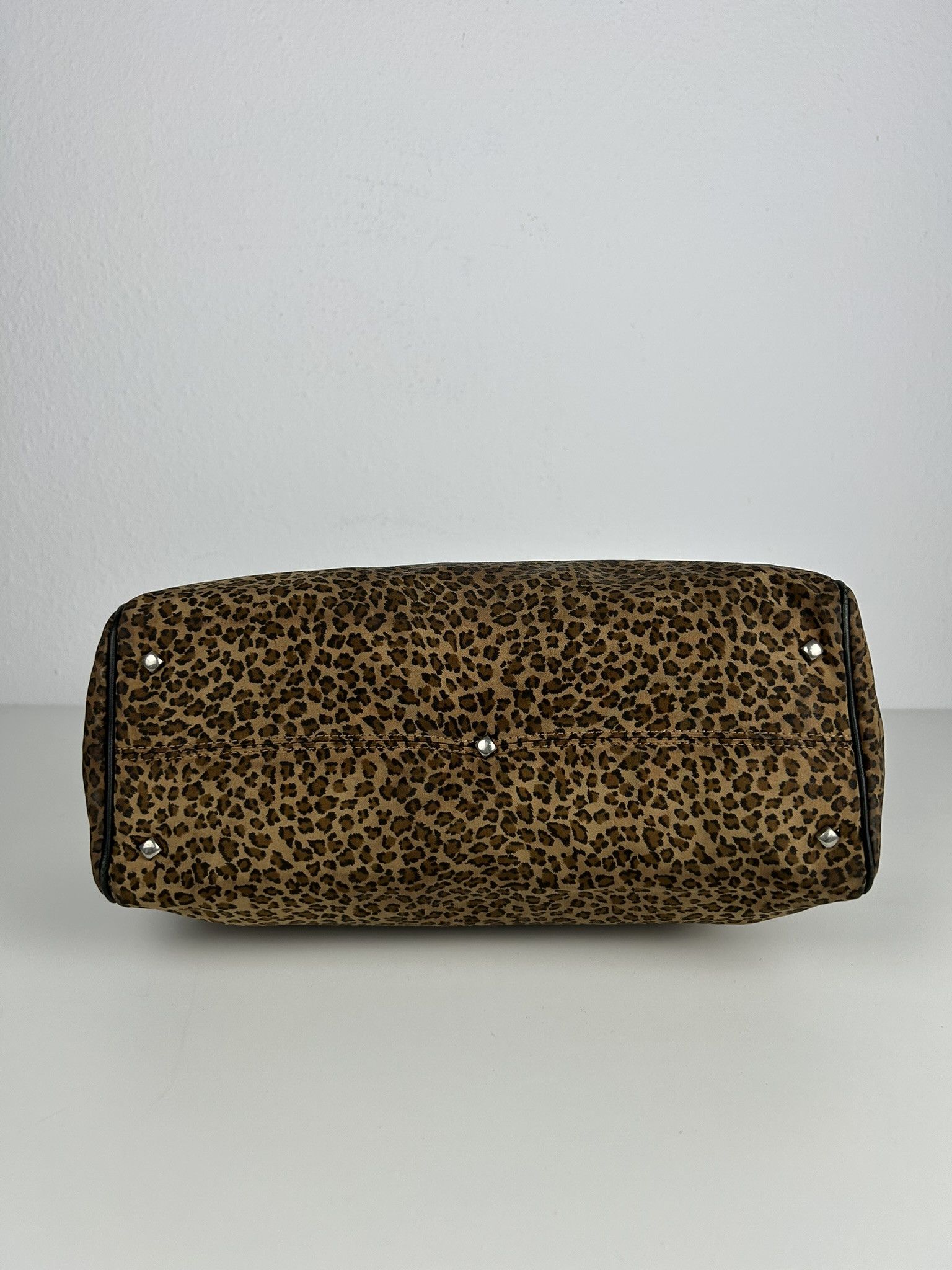 Bottega Veneta Vintage Bottega Veneta leopard print mini boston bag Size ONE SIZE - 5 Thumbnail