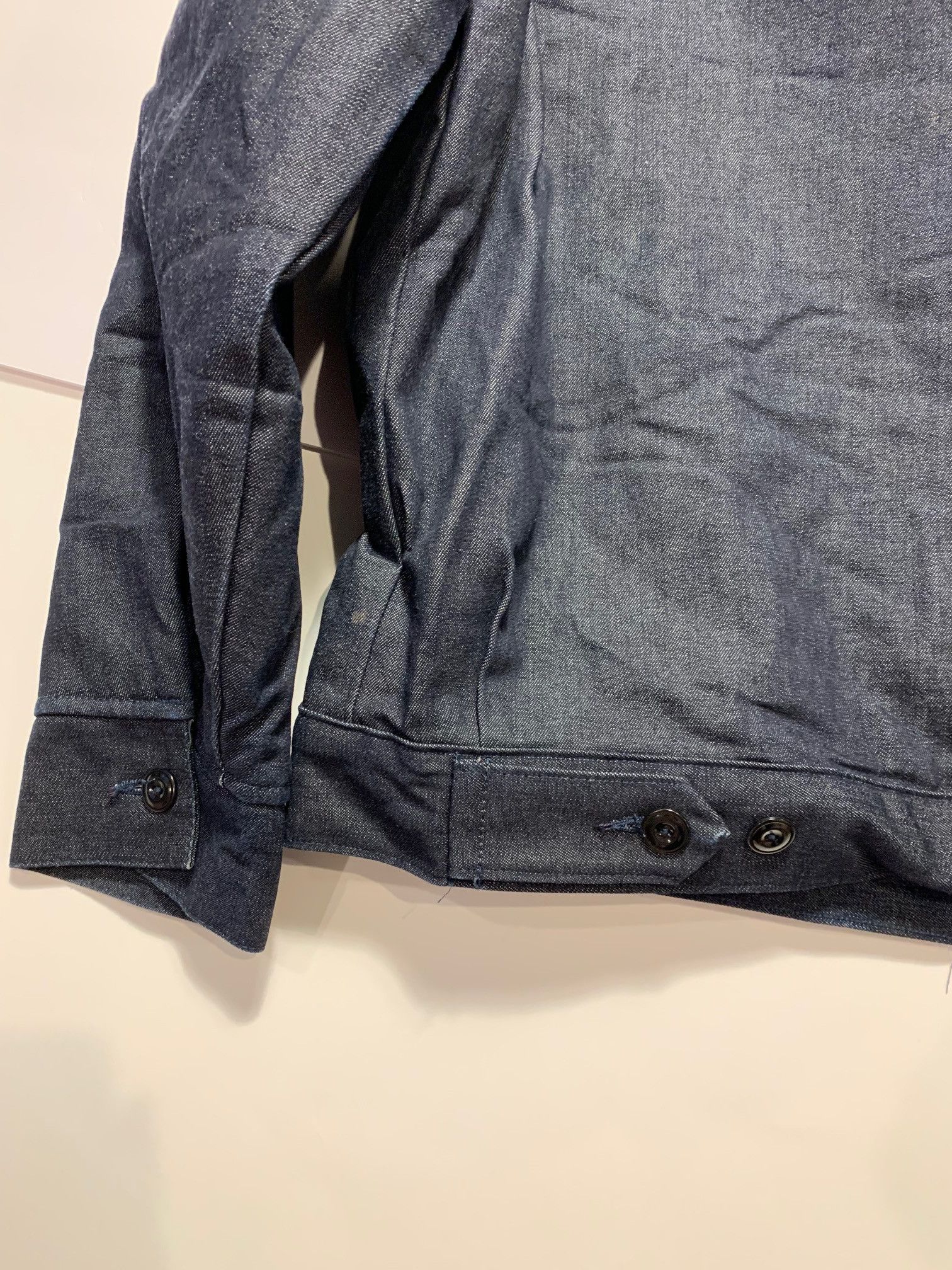Dickies Vintage distressed deep indigo quilted work jacket dark navy Size US XXL / EU 58 / 5 - 10 Thumbnail