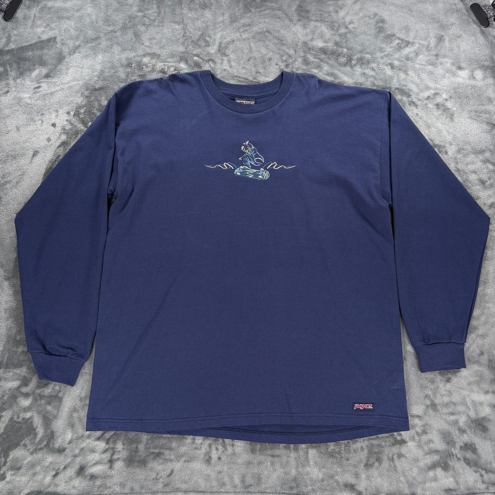 Jansport JanSport Vintage Long Sleeve Shirt Men XL Made In USA Skateb Size US XL / EU 56 / 4 - 1 Thumbnail
