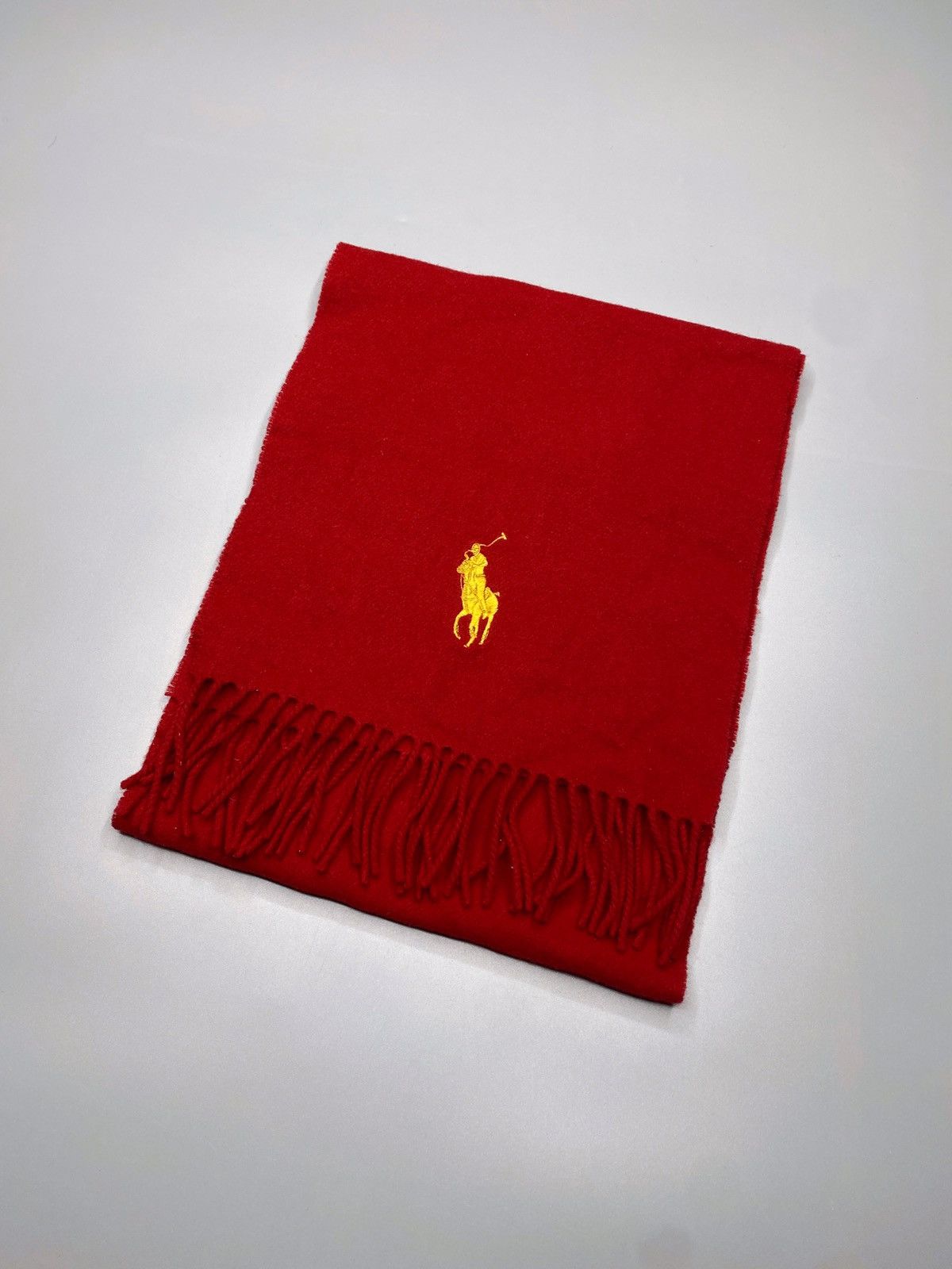 Polo Ralph Lauren × Vintage POLO RALPH LAUREN SCARF MUFFLER WOOL Size ONE SIZE - 2 Thumbnail